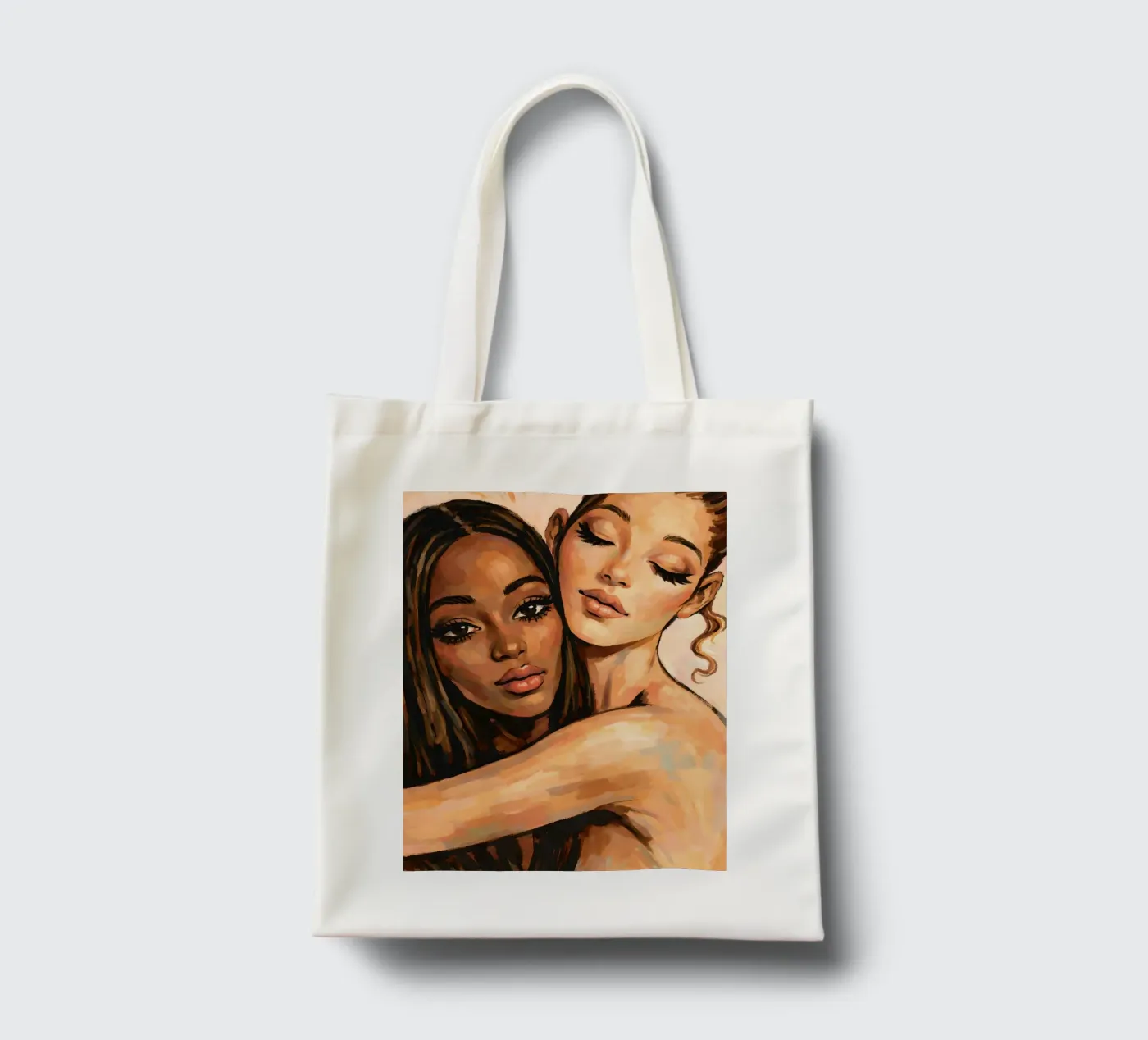 FRIENDSHIP EMBRACE tote bag by ARTOMATIC