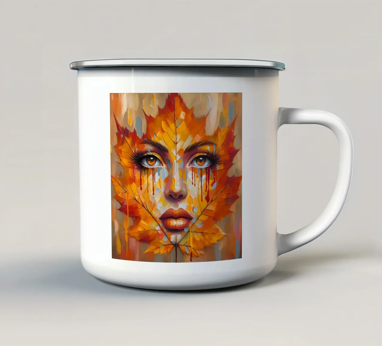 AUTUNNO tazza in smalto da ARTOMATIC
