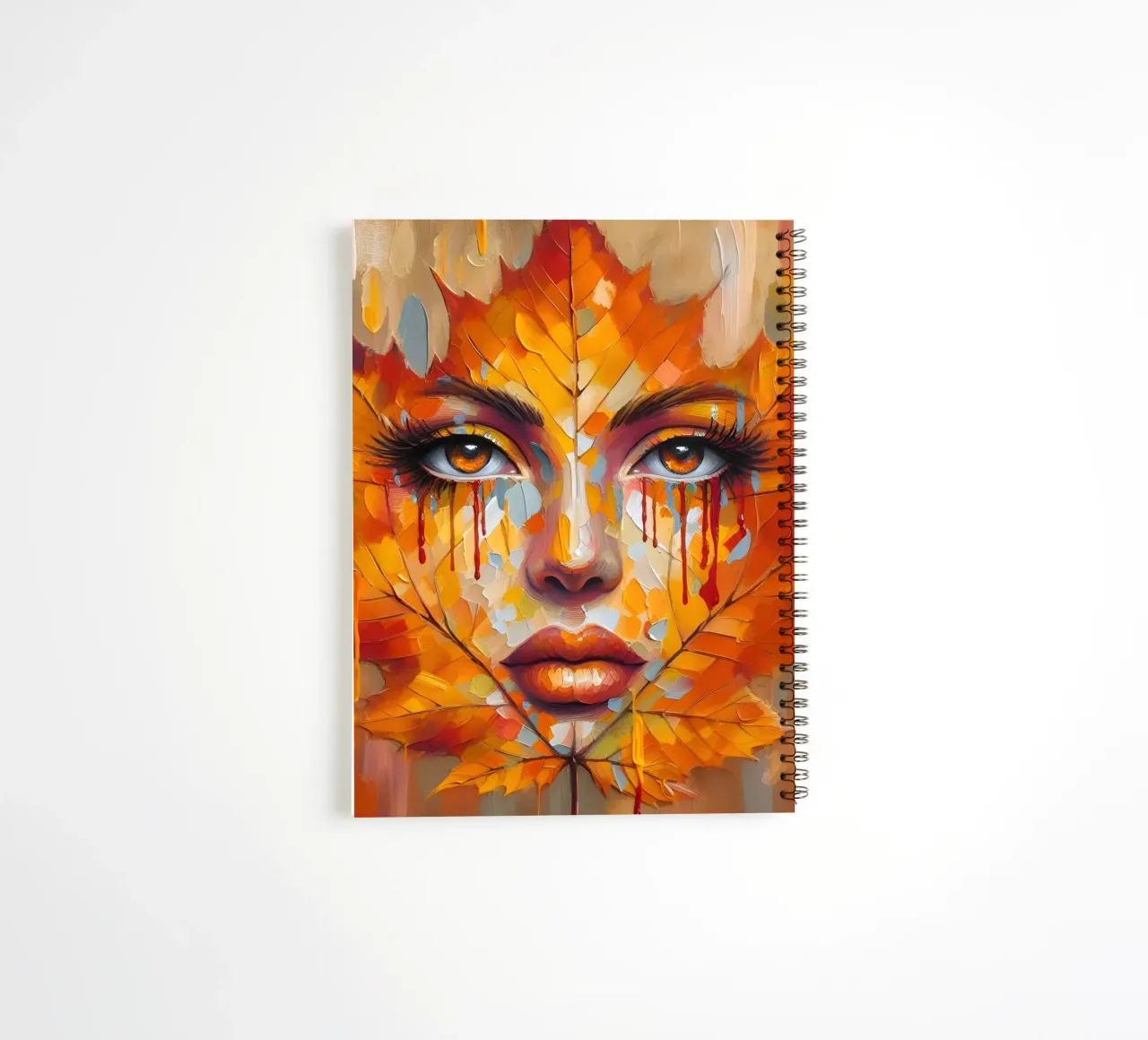 FALL spiral notebook by ARTOMATIC