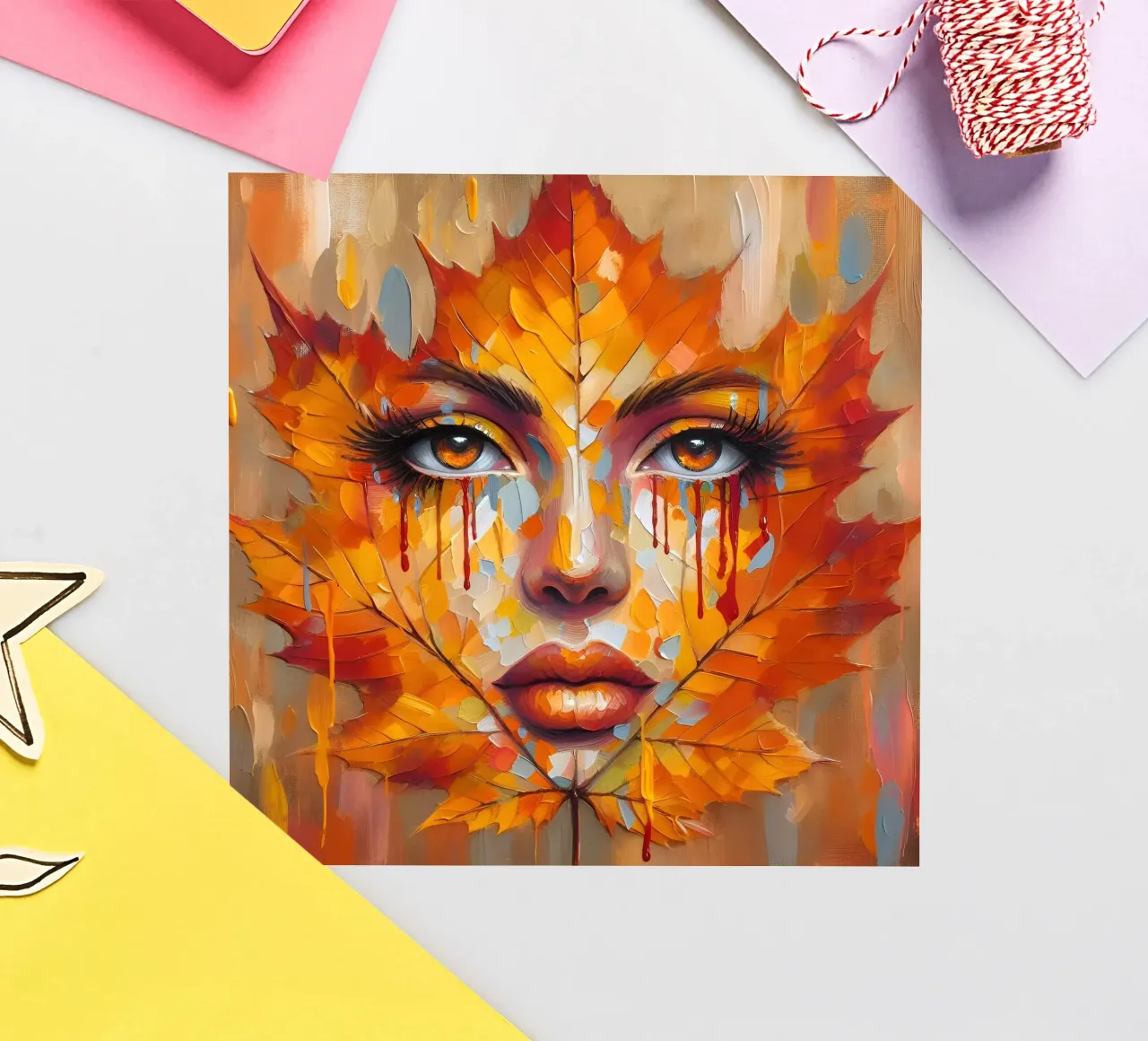 FALL sticker by ARTOMATIC