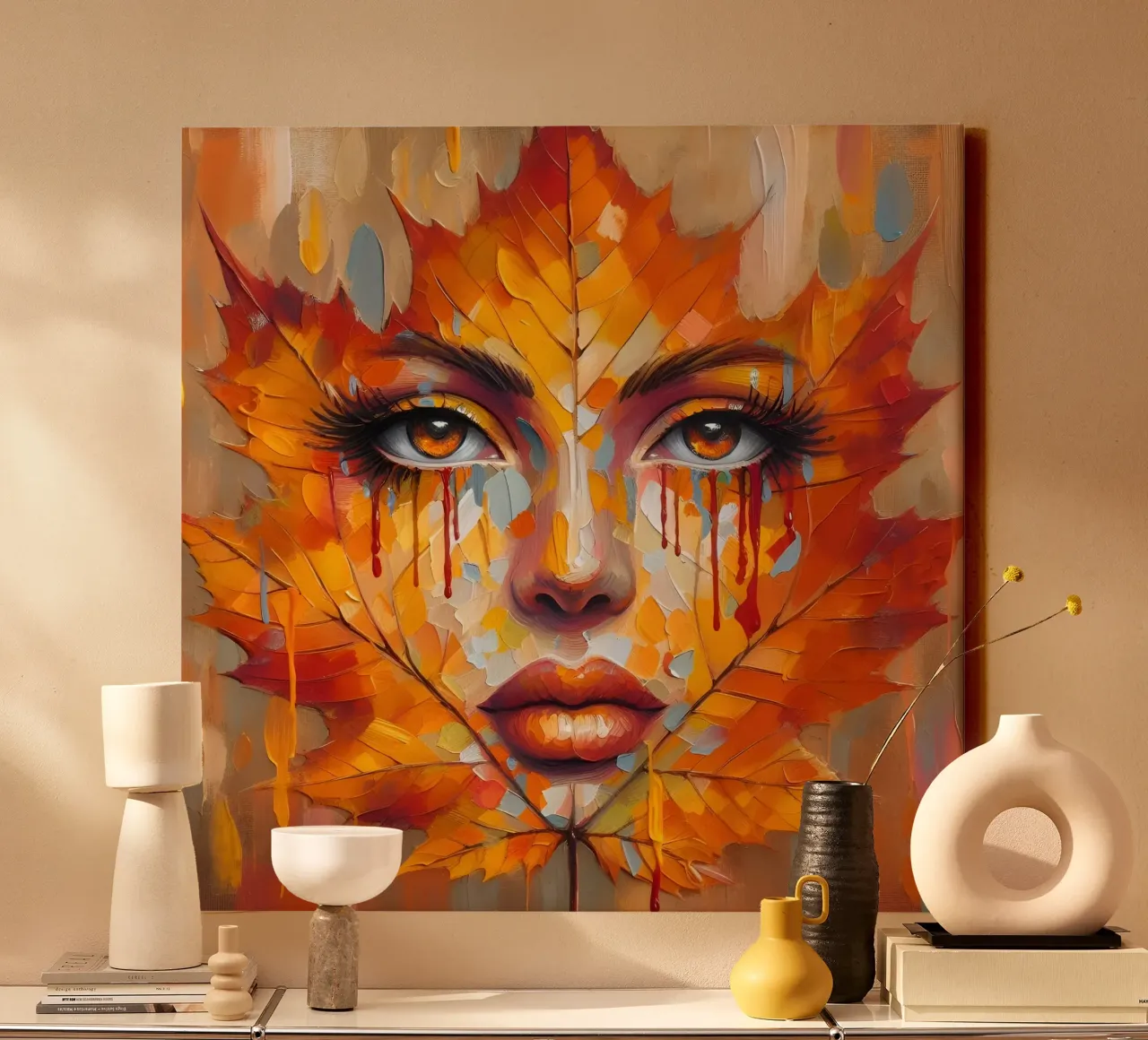 FALL Leinwand von ARTOMATIC