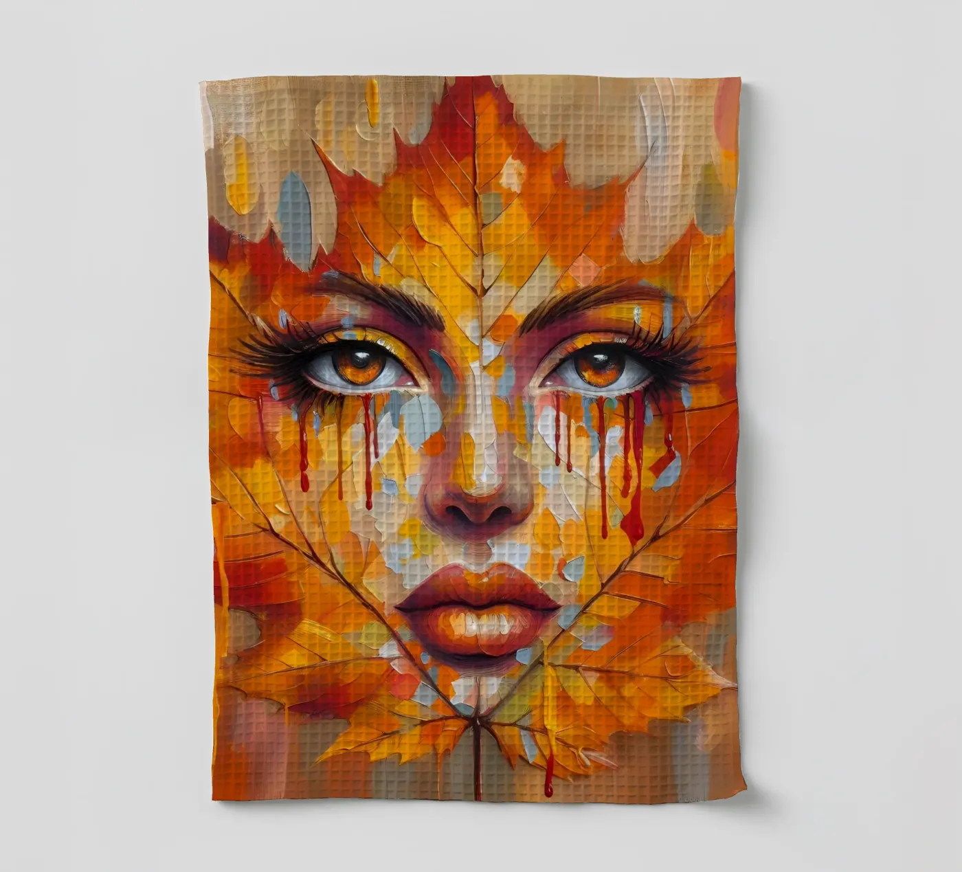 FALL tea towel by ARTOMATIC