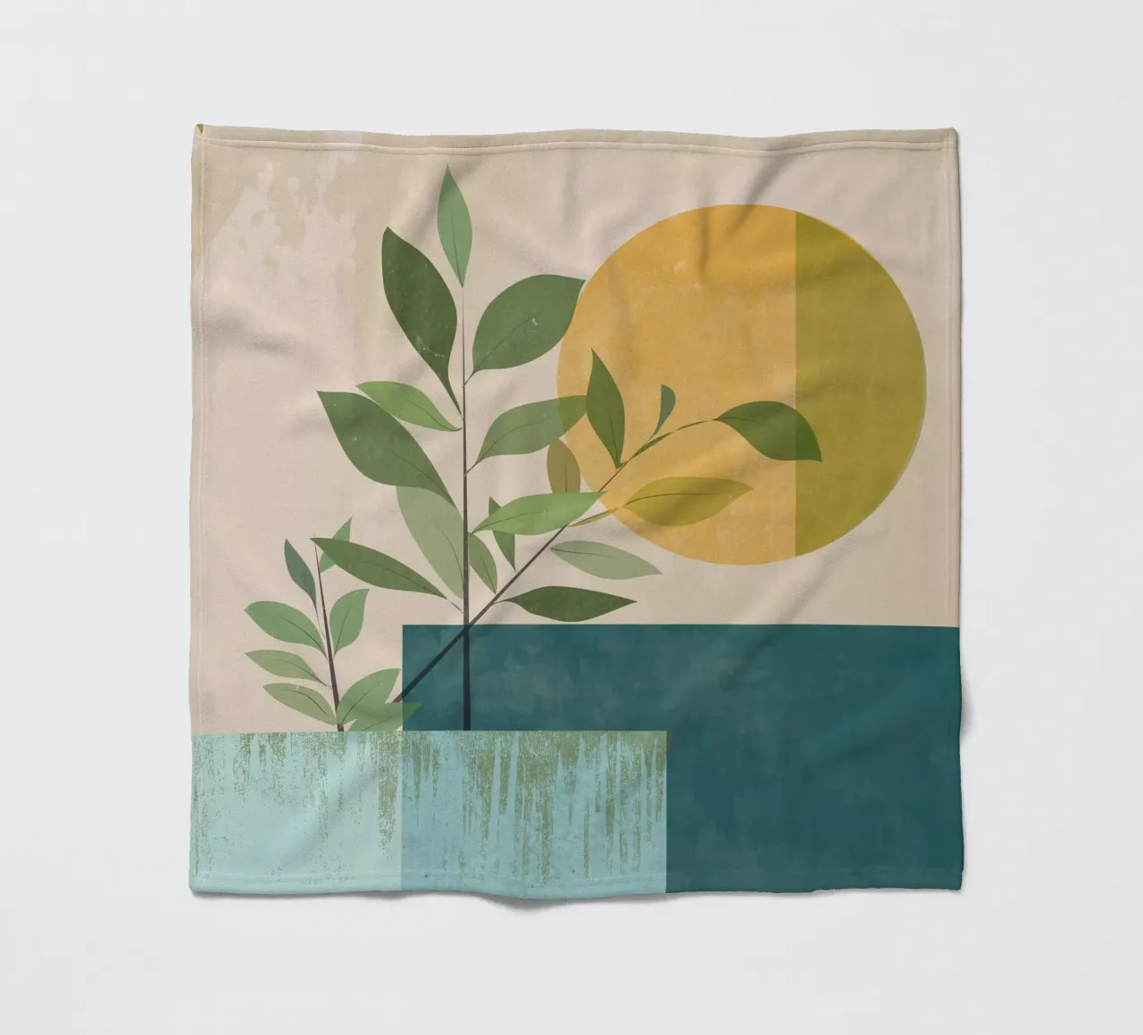 Lunare - Tema botanico coperta in pile da LaylaOzHome