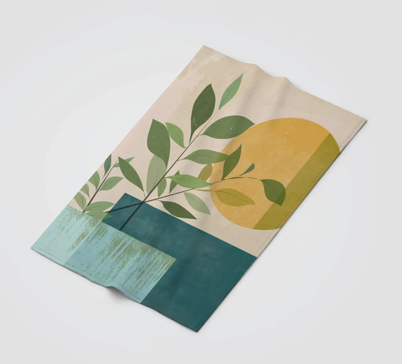 Lunare - Tema botanico coperta in pile da LaylaOzHome
