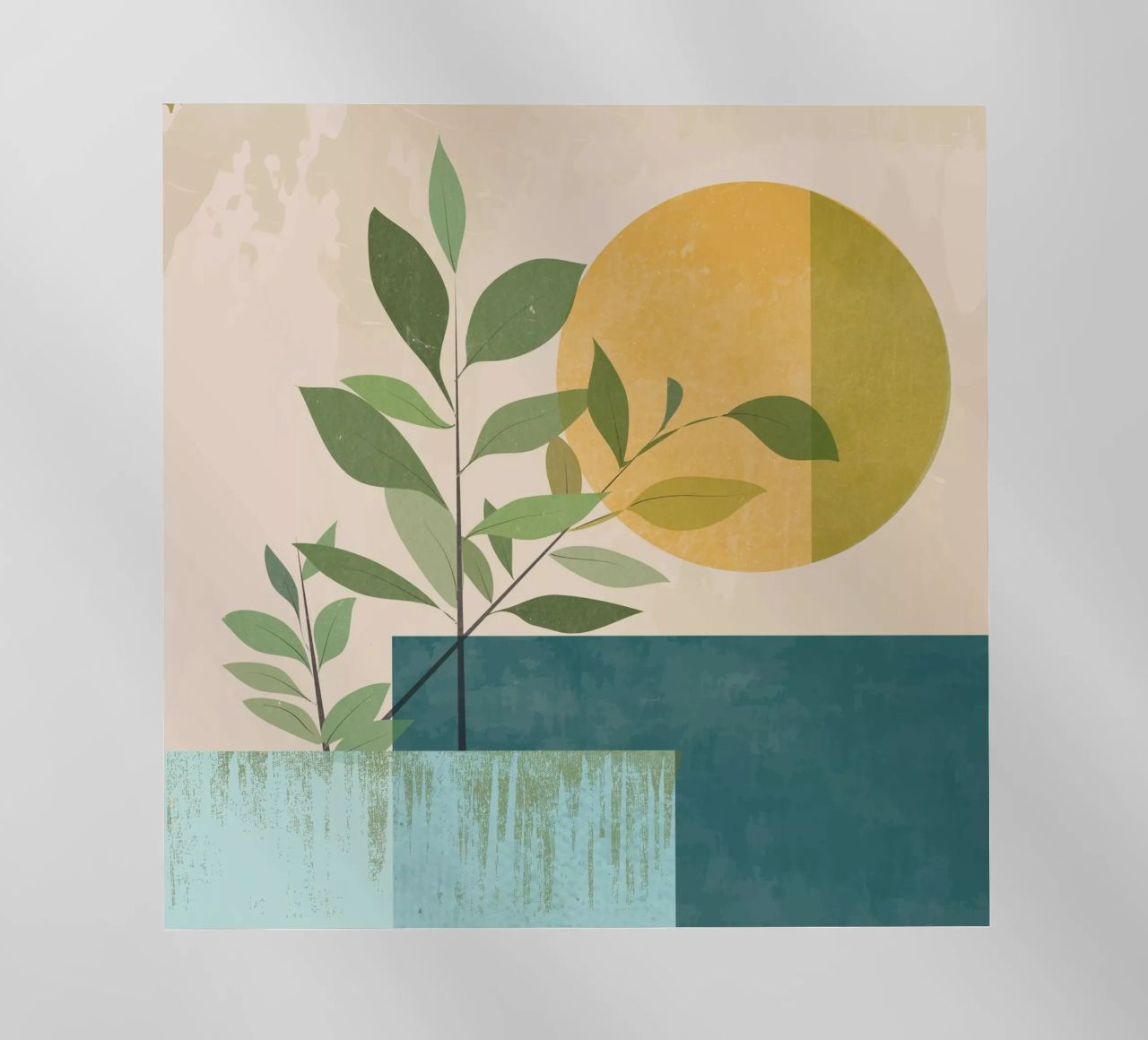 Lunar - Tema botánico lámina retroiluminada de LaylaOzHome