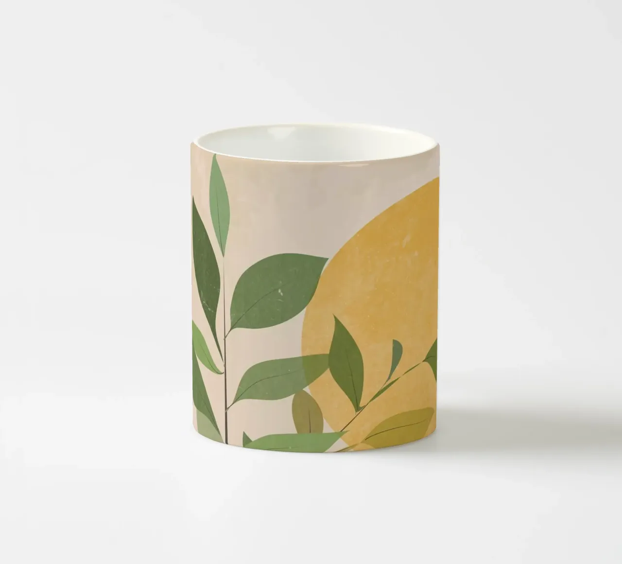 Lunar - Botanisch thema keramische mok van LaylaOzHome
