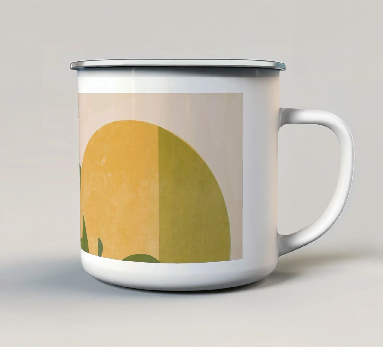 Lunar - Botanisch thema emaille mok van LaylaOzHome