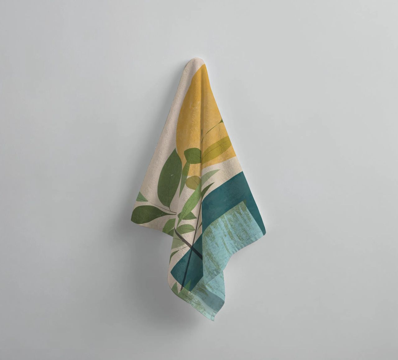 Lunar - Tema botánico toalla de baño de LaylaOzHome
