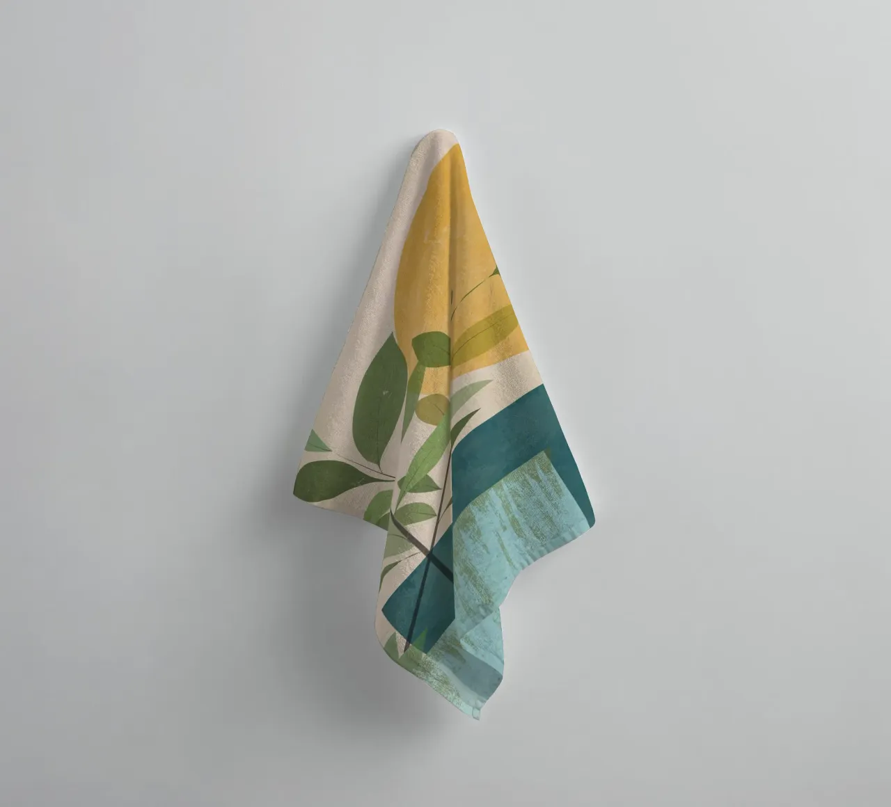 Lunare - Tema botanico asciugamano da bagno da LaylaOzHome