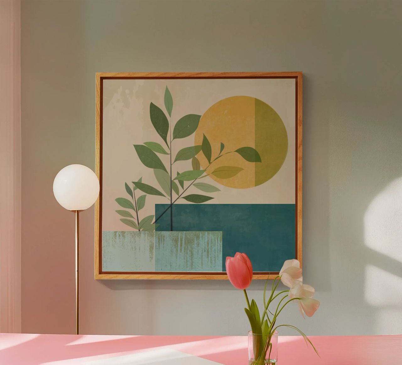 Lunar - Botanisch thema acryl van LaylaOzHome