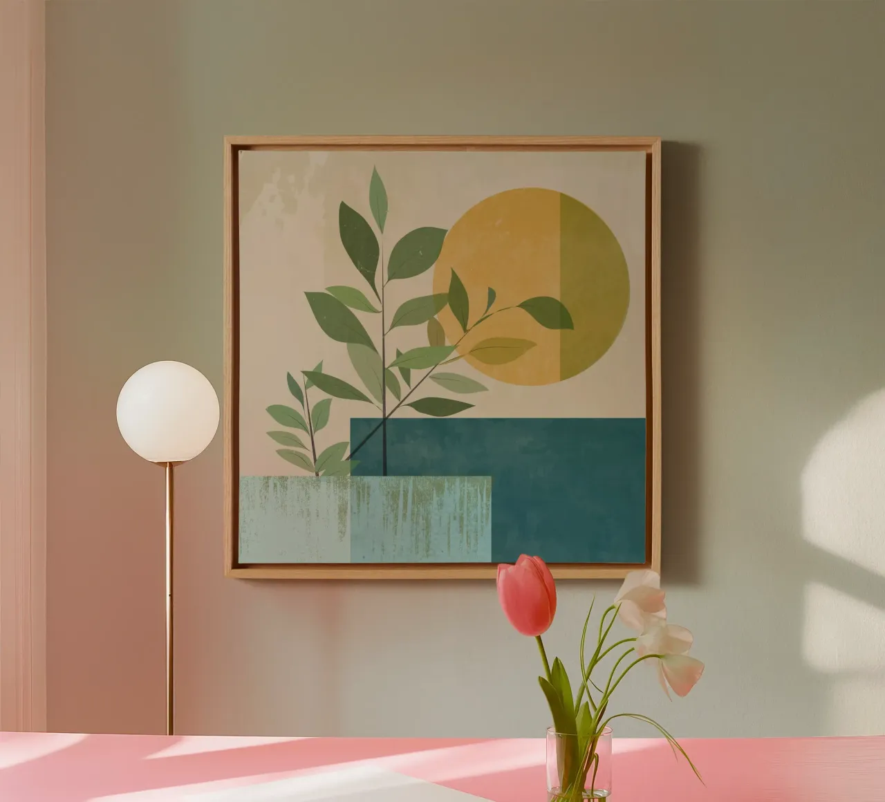 Lunare - Tema botanico tela da LaylaOzHome