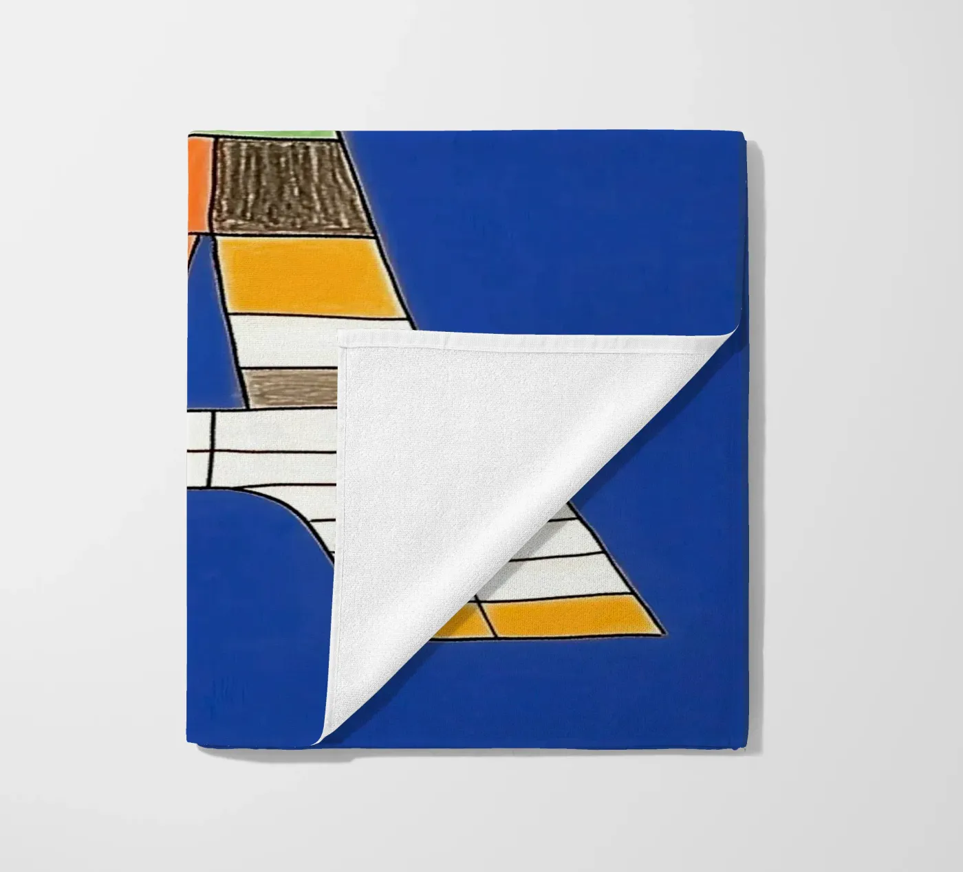 Colourful Eiffel Tower telo mare da Little Art Lab