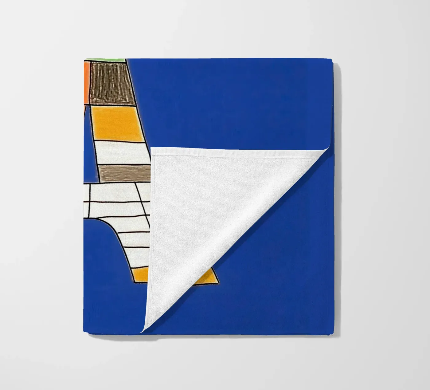 Colourful Eiffel Tower telo mare da Little Art Lab