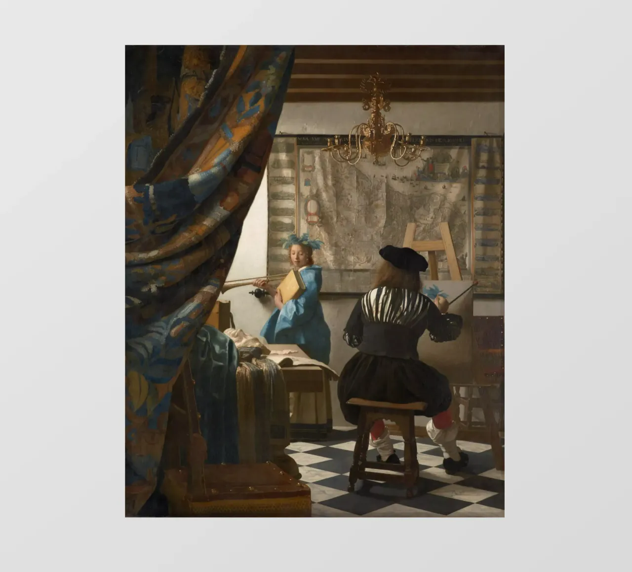 Johannes Vermeer - The Art of Painting pvc cover by William Store