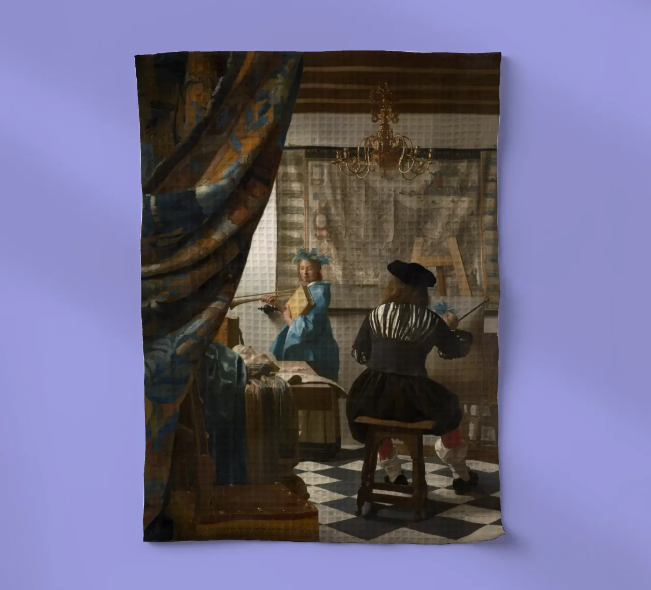 Johannes Vermeer - L'art de la peinture torchon de William Store