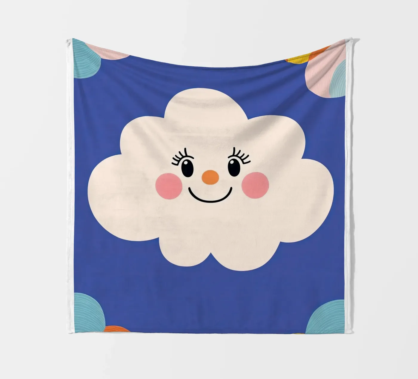 Cloud smiling Fleecedecke von Little Art Lab