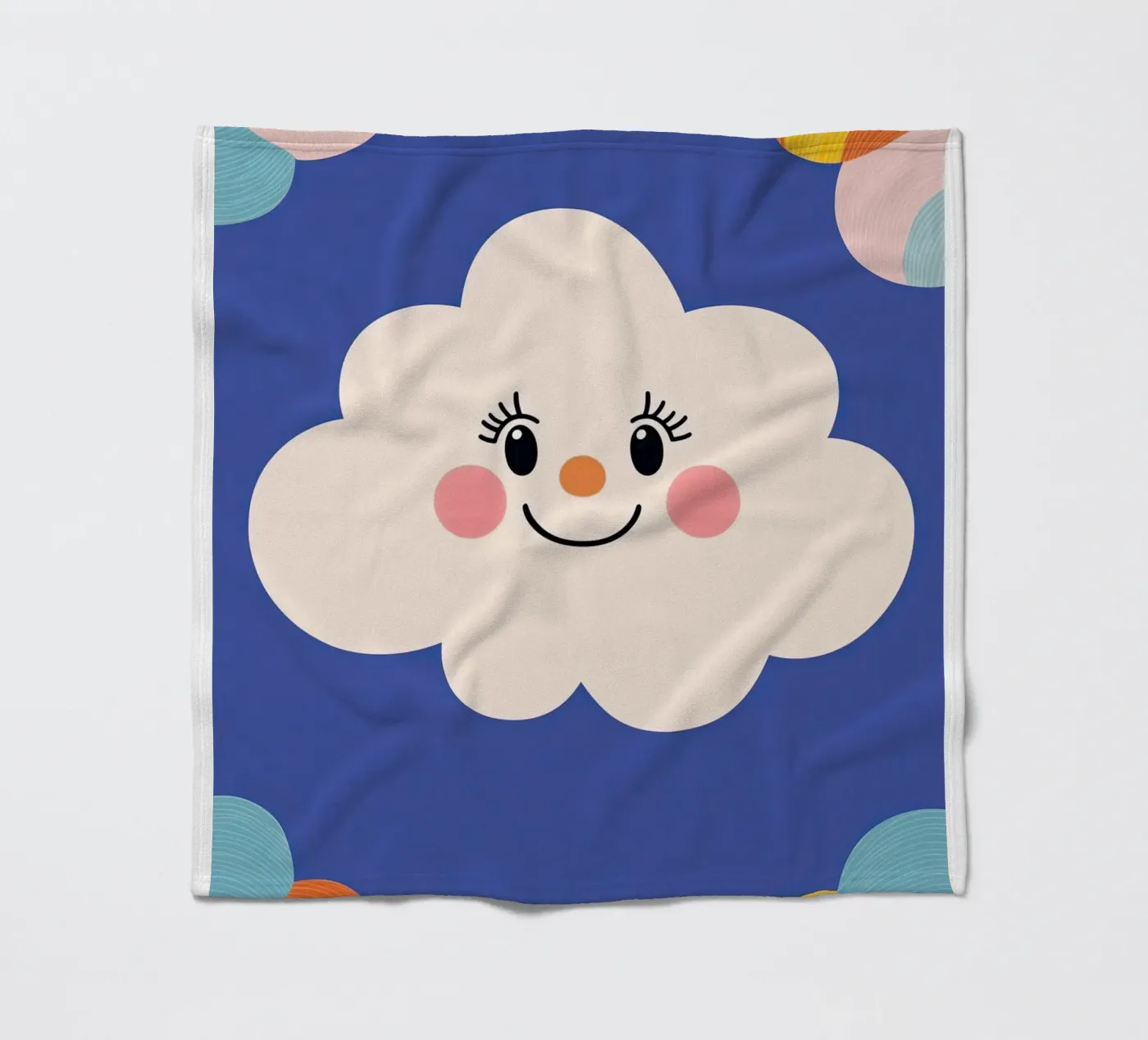 Cloud smiling Fleecedecke von Little Art Lab