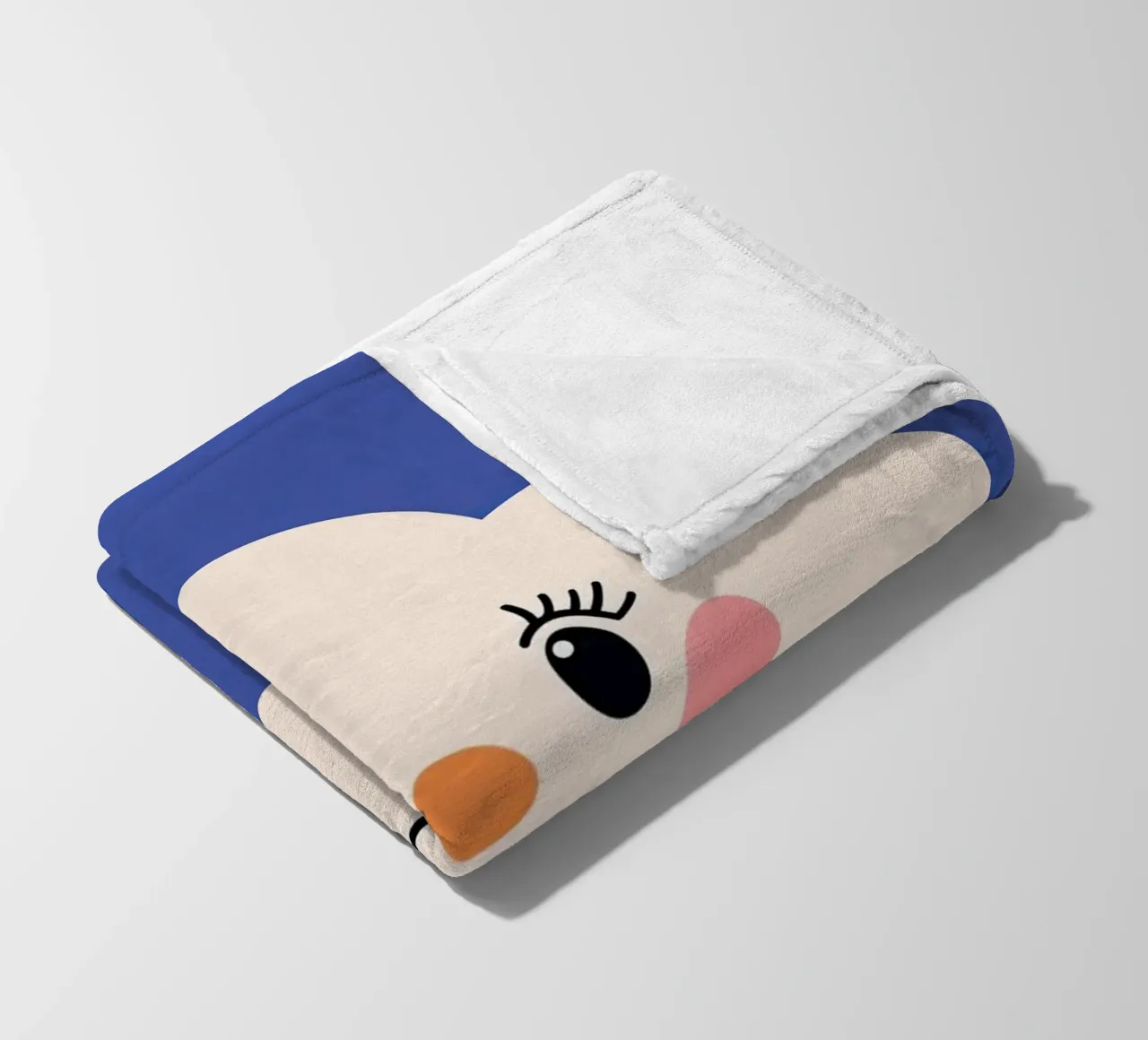 Cloud smiling fleecedeken van Little Art Lab