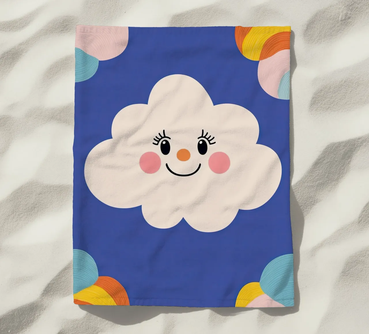 Cloud smiling telo mare da Little Art Lab