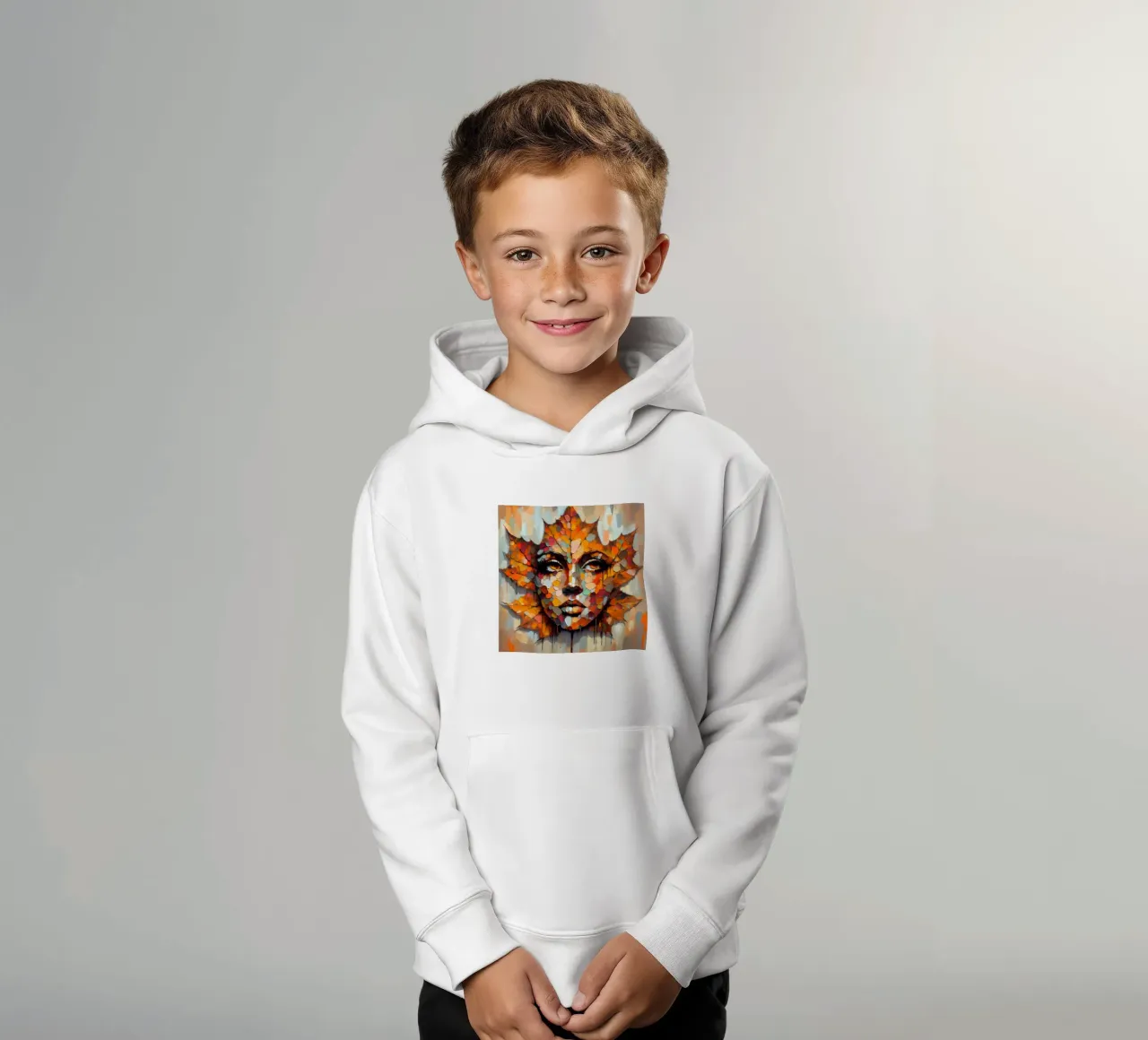 OTOÑO OTOÑO sudadera con capucha para niño de ARTOMATIC