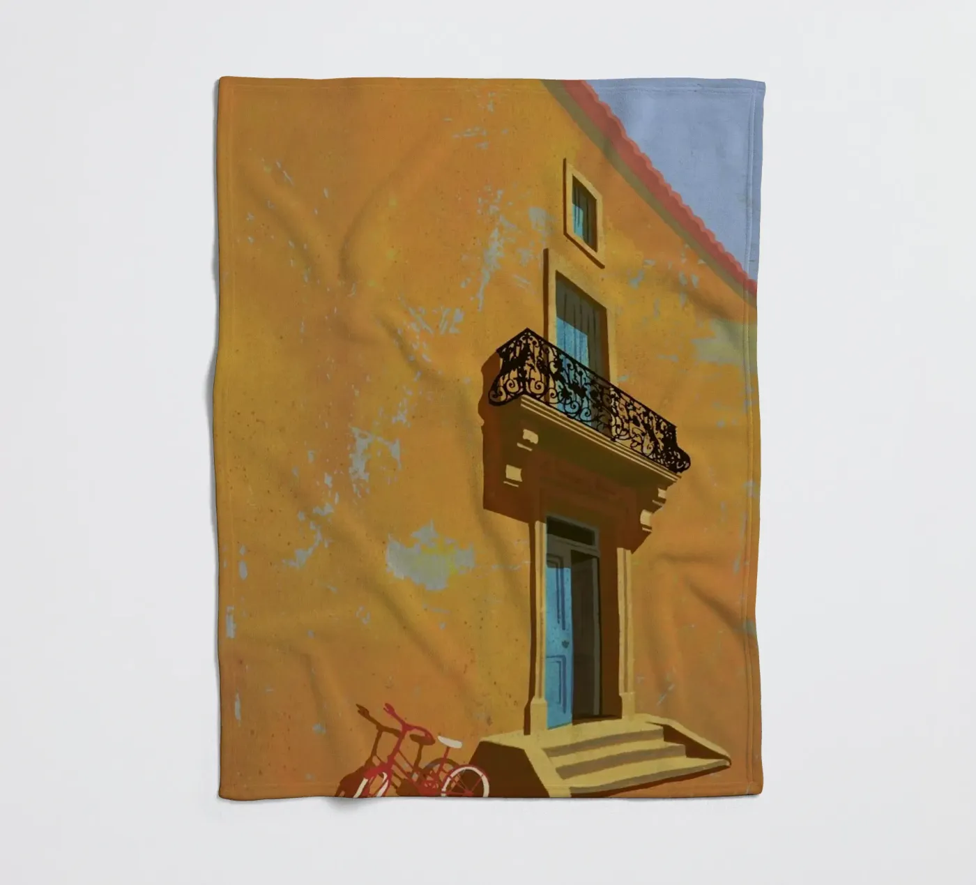 Balcony fleecedeken van Andy Bridge