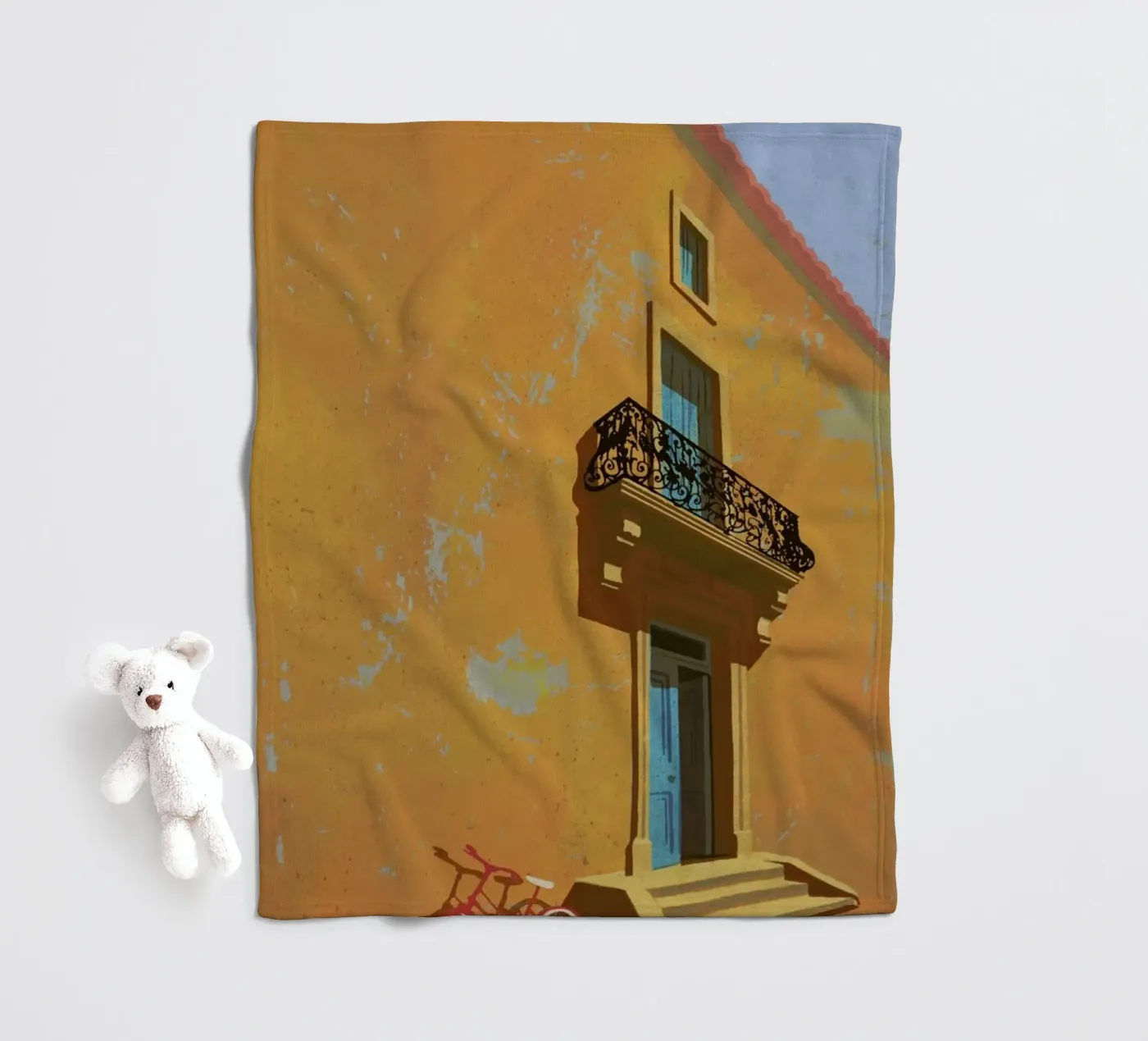 Balcony fleecedeken van Andy Bridge