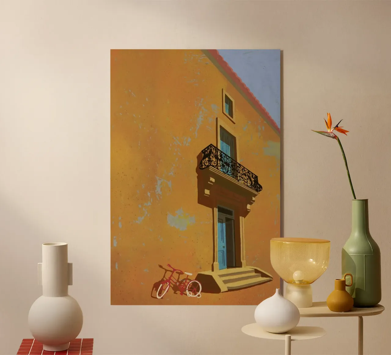 Balcony acrylic glass by Andy Bridge