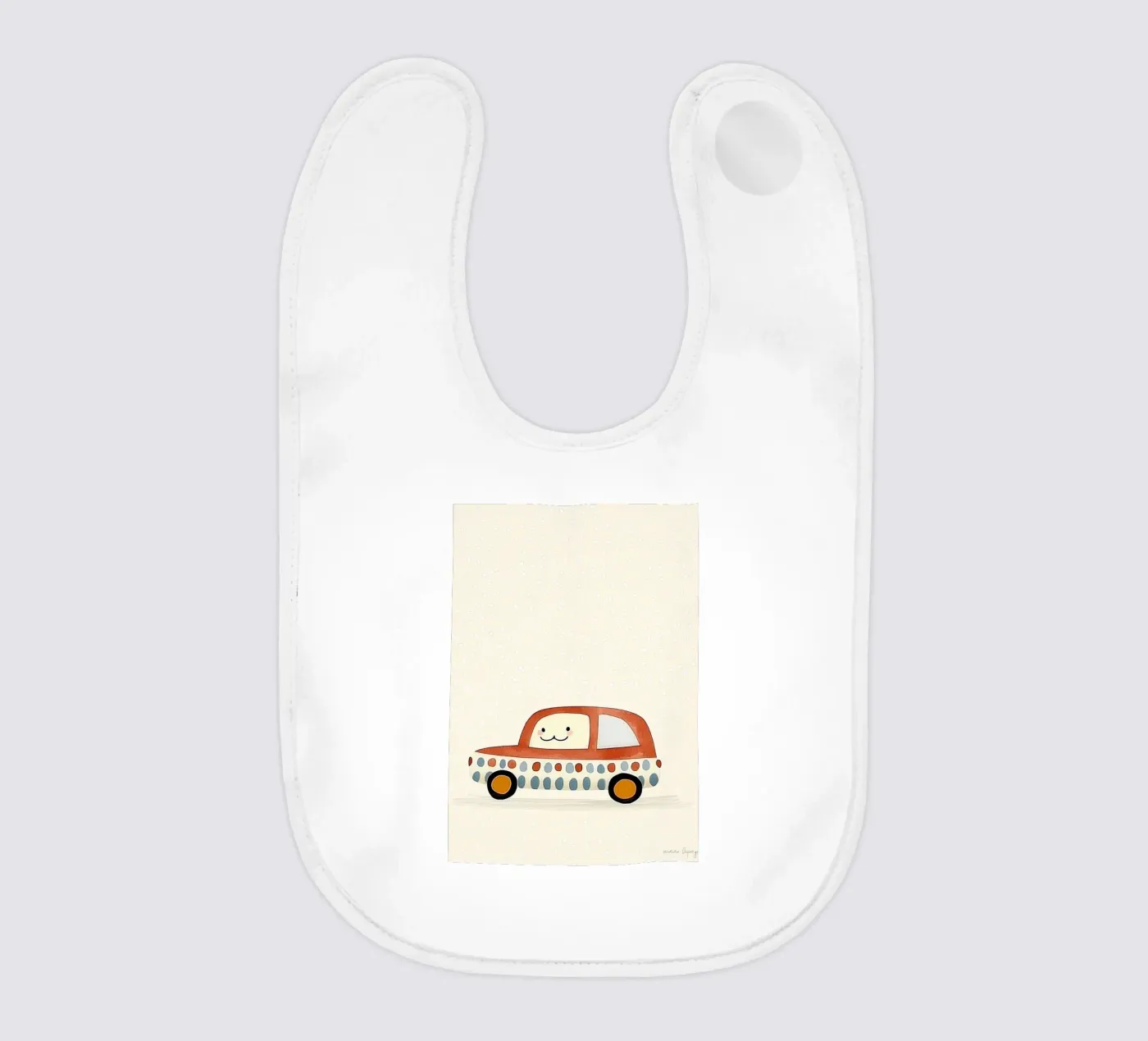 Small car bavaglino da Little Art Lab