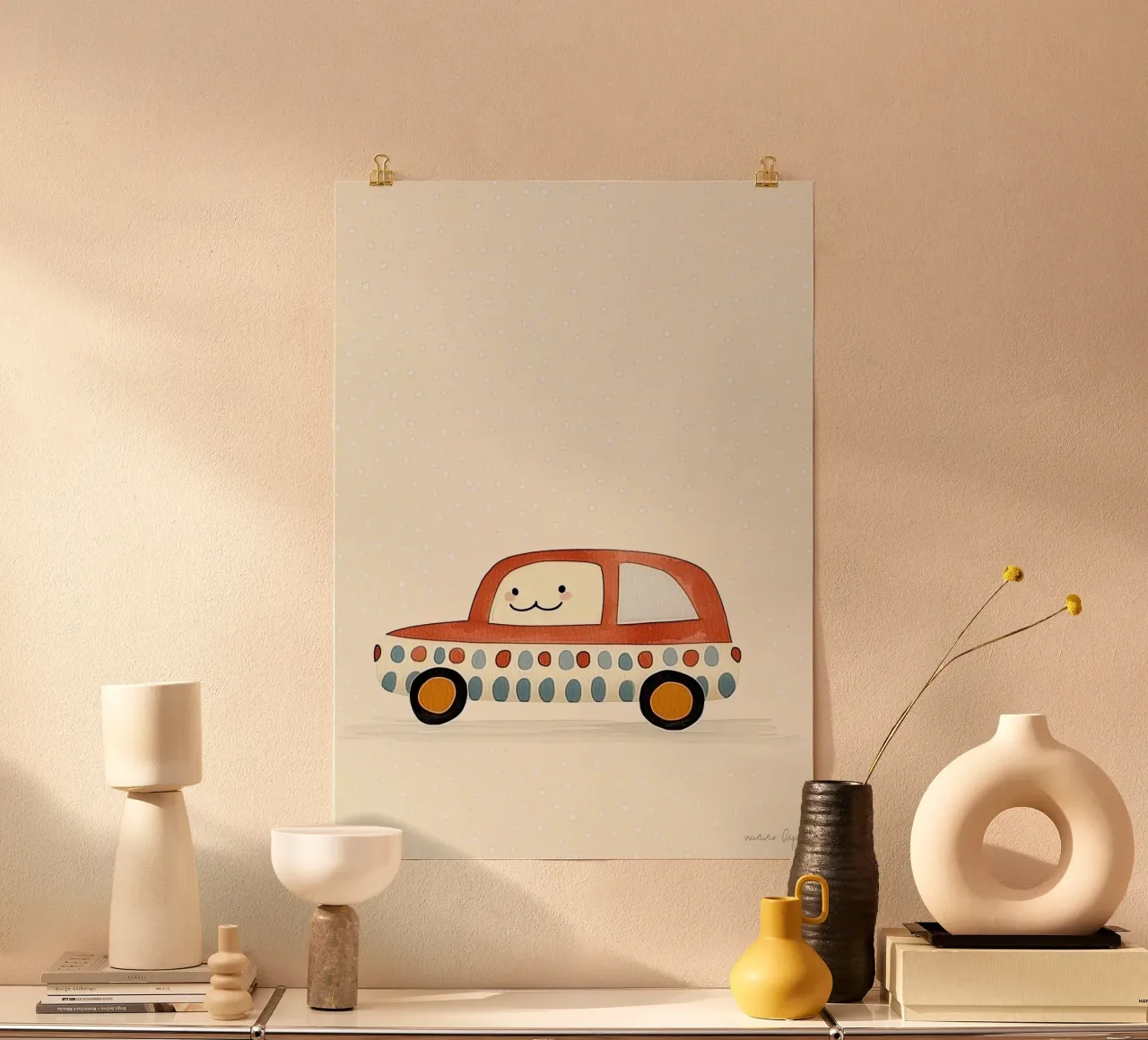 Small car poster da Little Art Lab