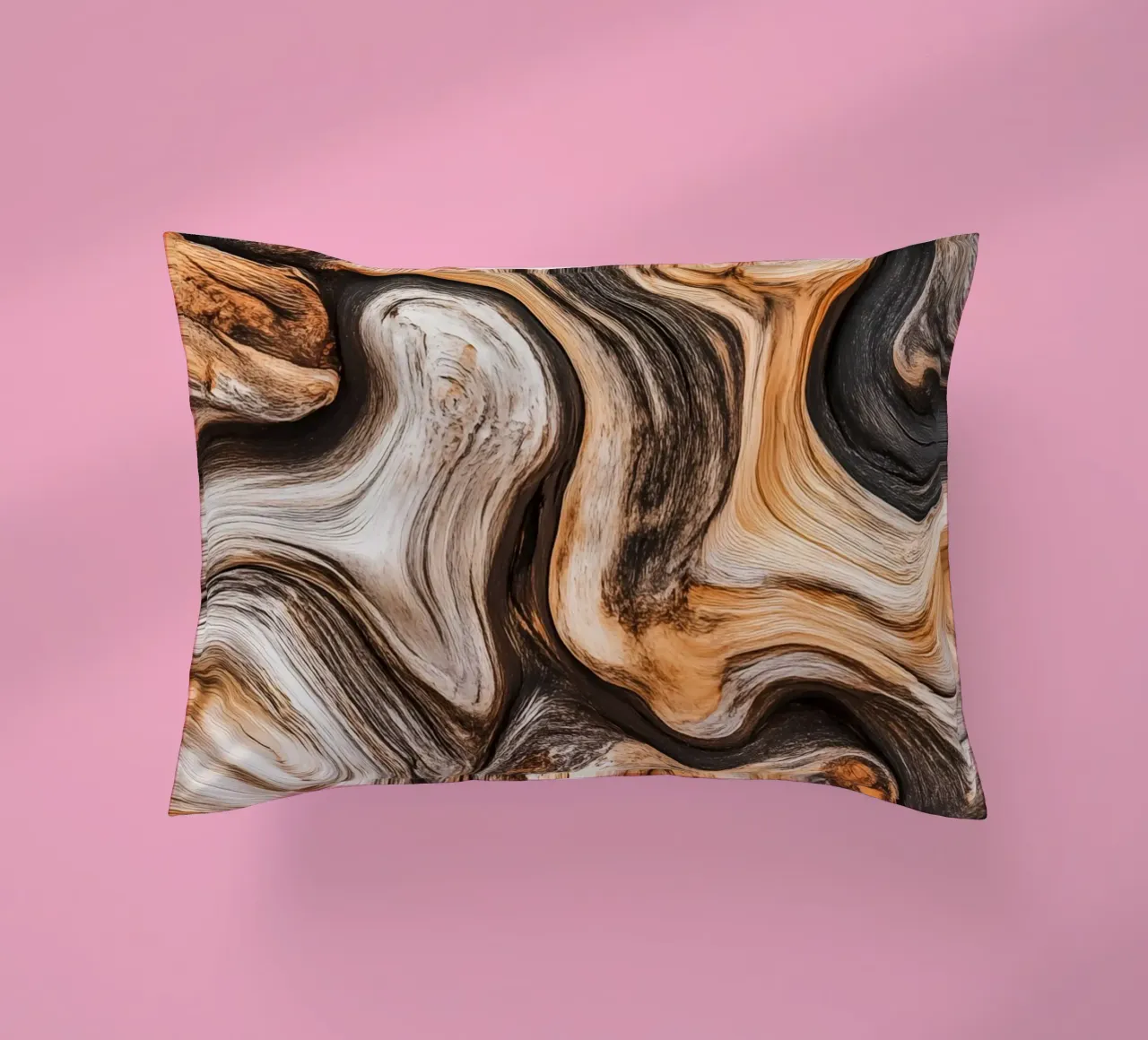 Design in legno d'ulivo | Un richiamo per gli occhi con profondità e carattere cuscino da Autofocus