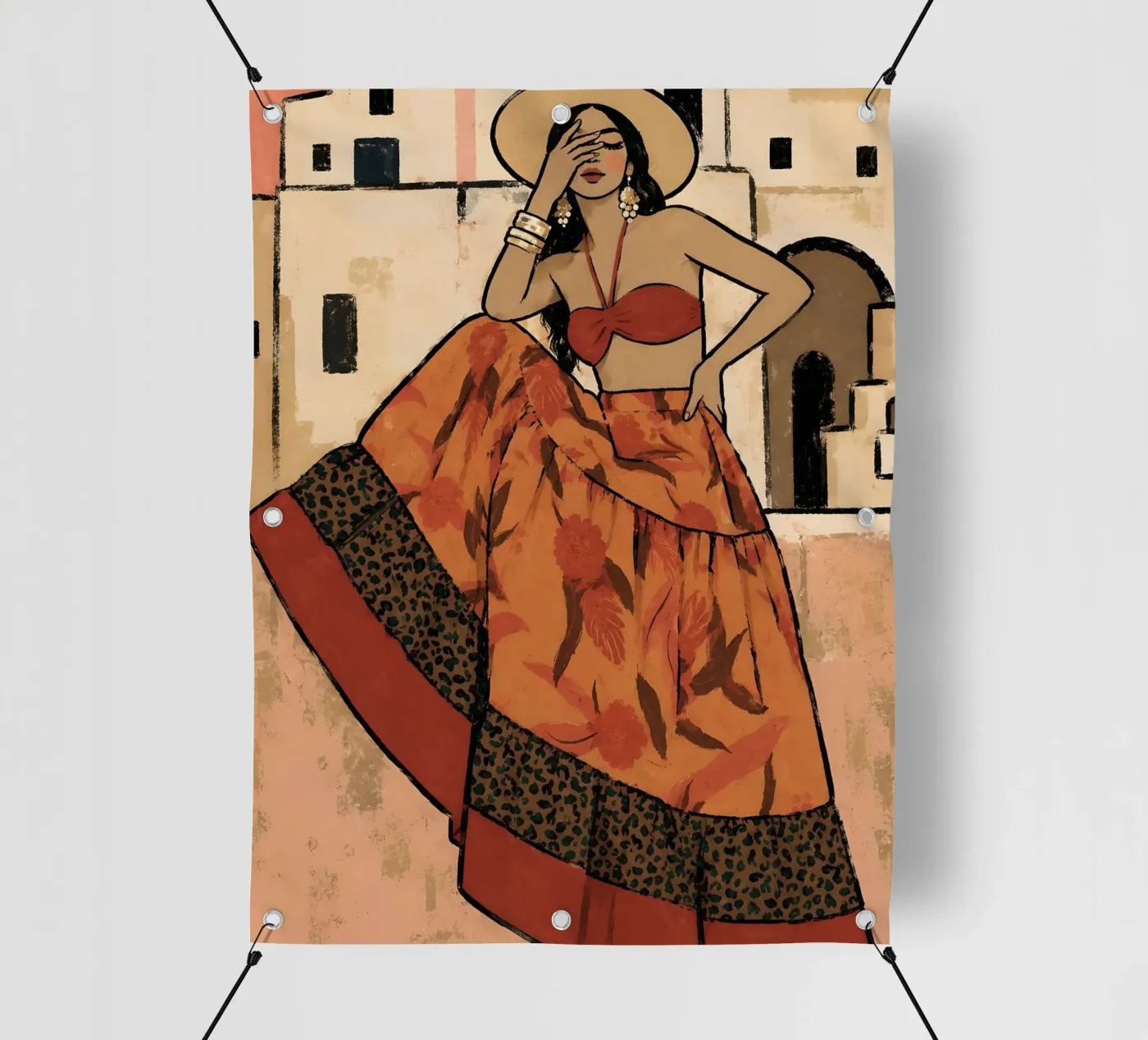 WOMAN ON SUMMER HOLIDAY pvc cover by ARTOMATIC