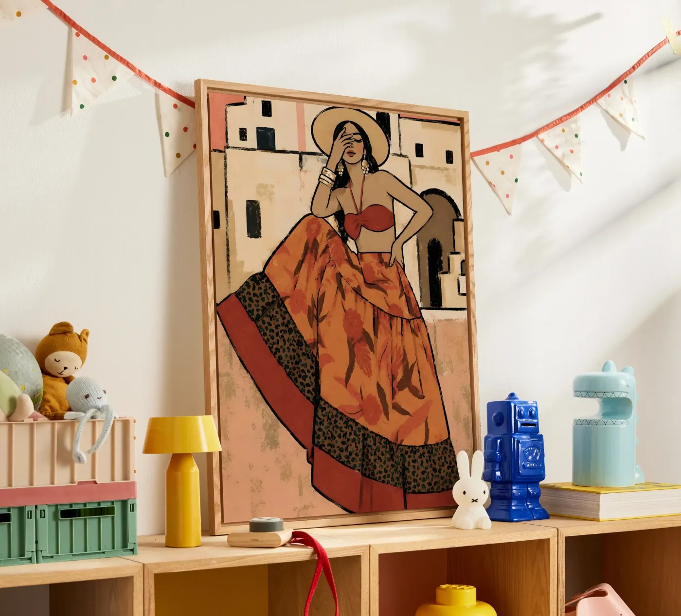 UNE FEMME EN VACANCES D'ÉTÉ plexiglas de ARTOMATIC