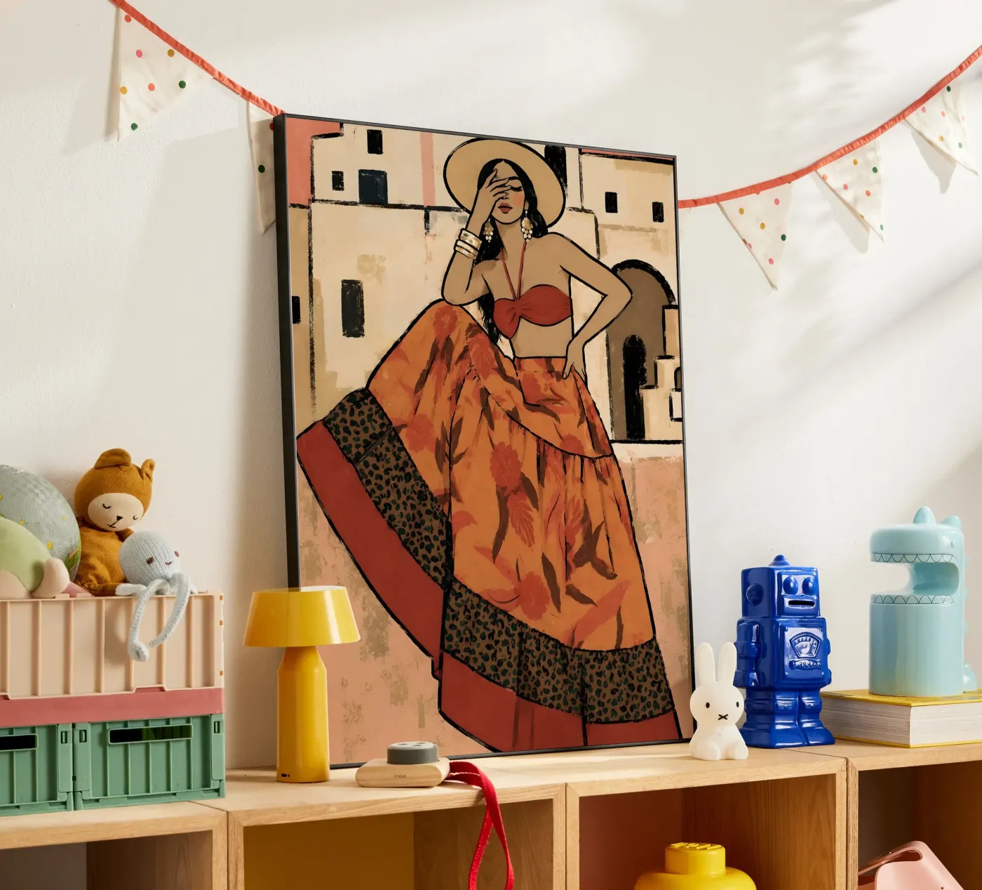 FRAU IM SOMMERURLAUB Forex-Platte von ARTOMATIC