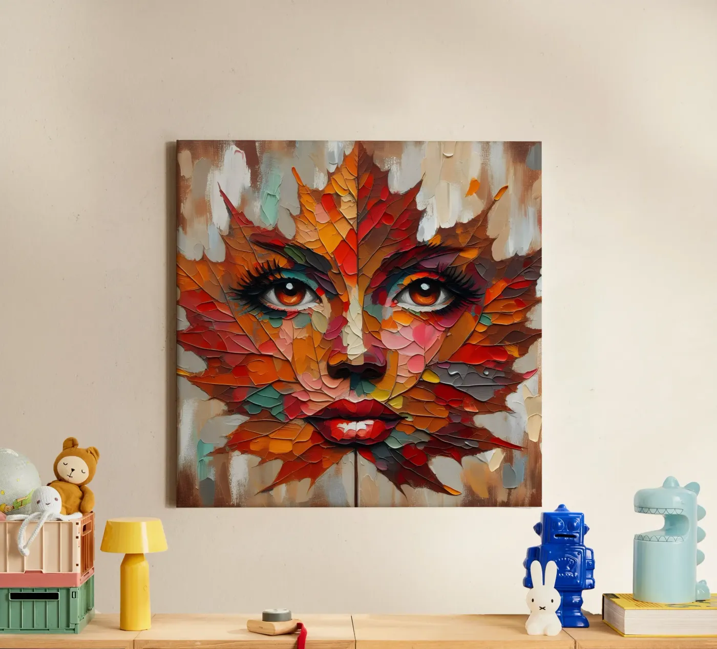 RUSTIC canvas by ARTOMATIC