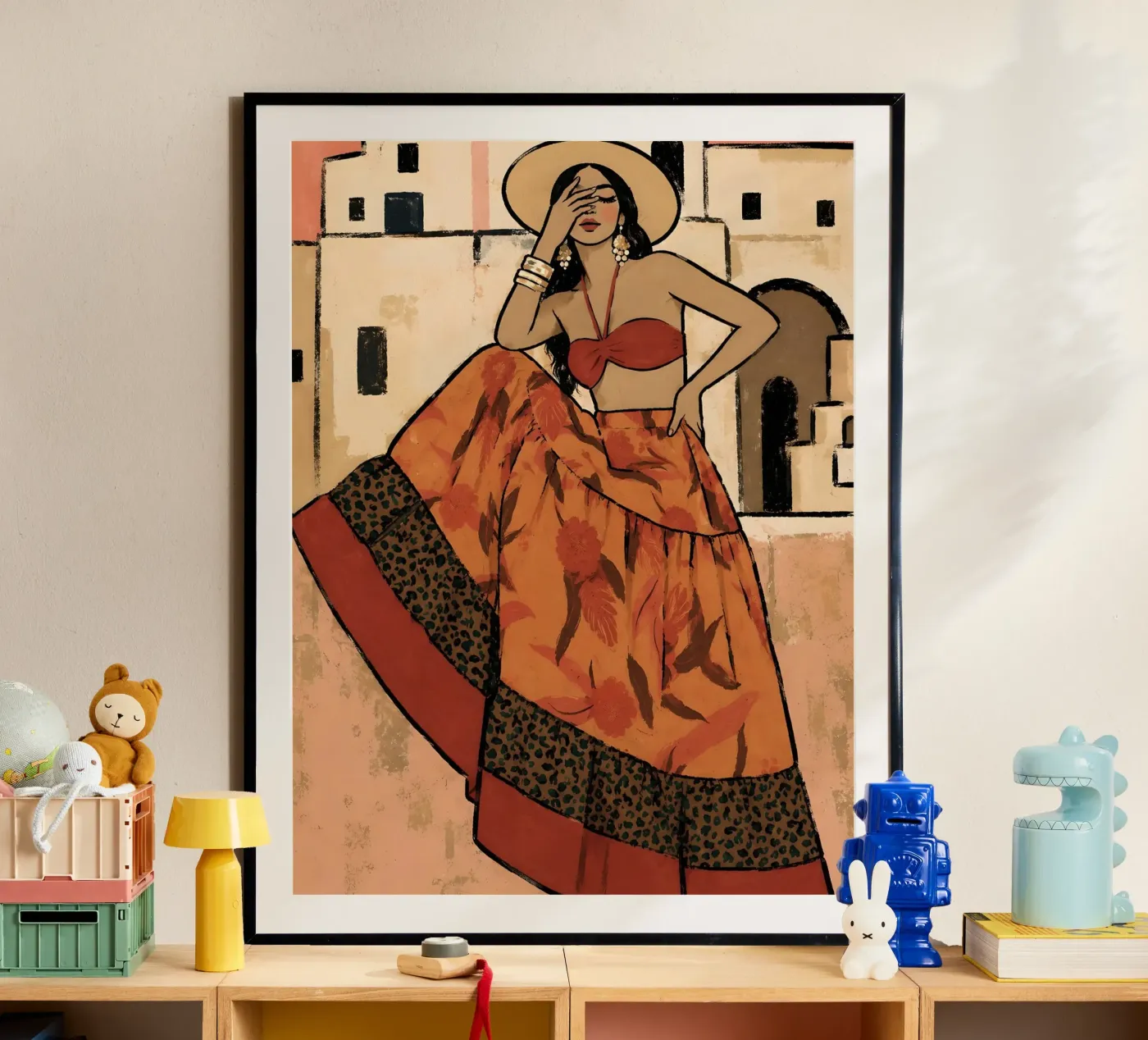 WOMAN ON SUMMER HOLIDAY hahnemühle by ARTOMATIC