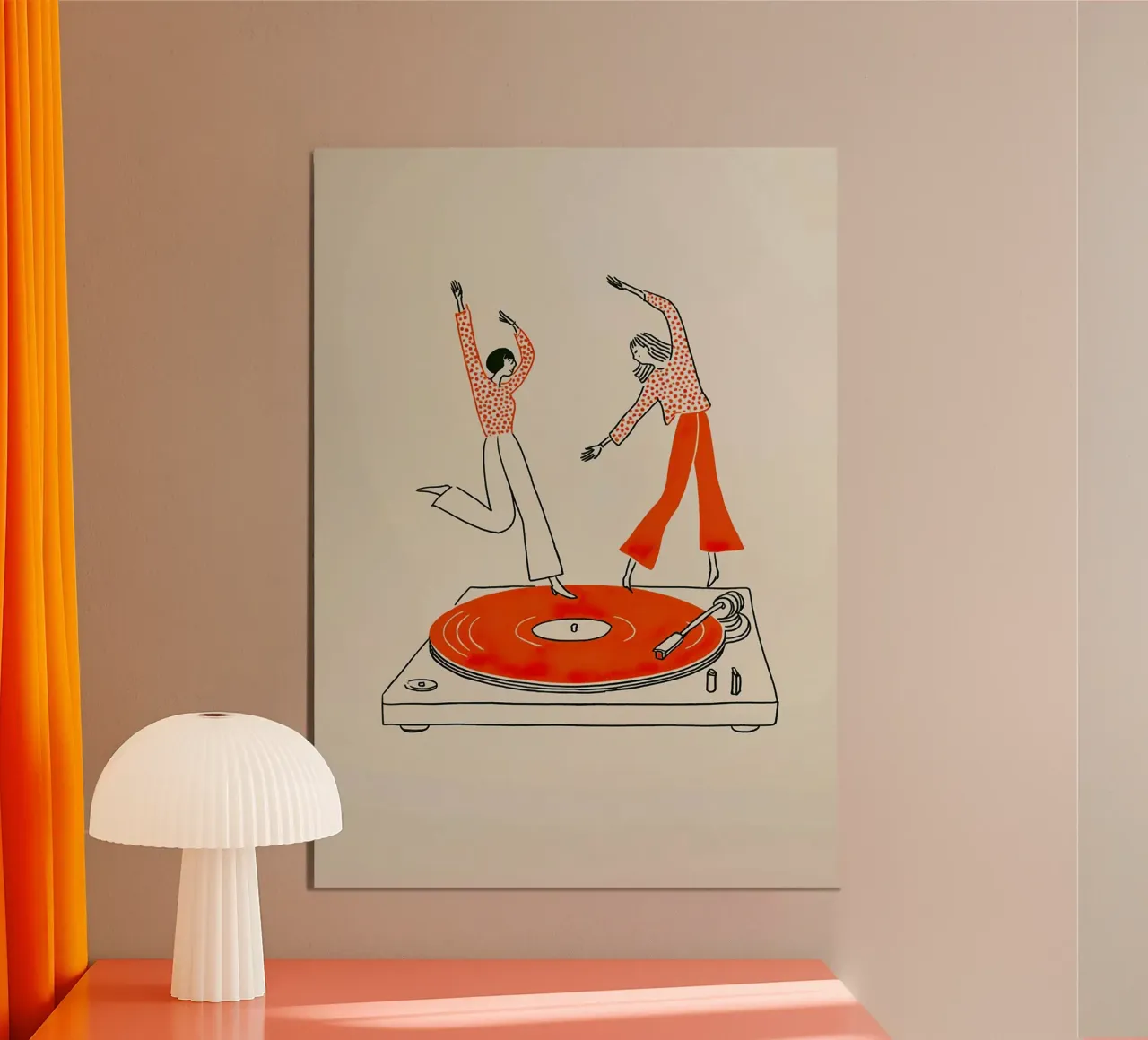 Dancing Couple poster da Paige Mills