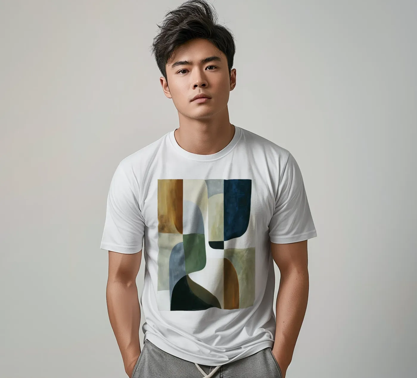 Abstract Composition t-shirt da Rustic Grace Studio 02