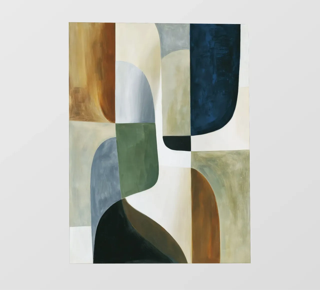 Abstracte compositie fotobehang van Rustic Grace Studio 02