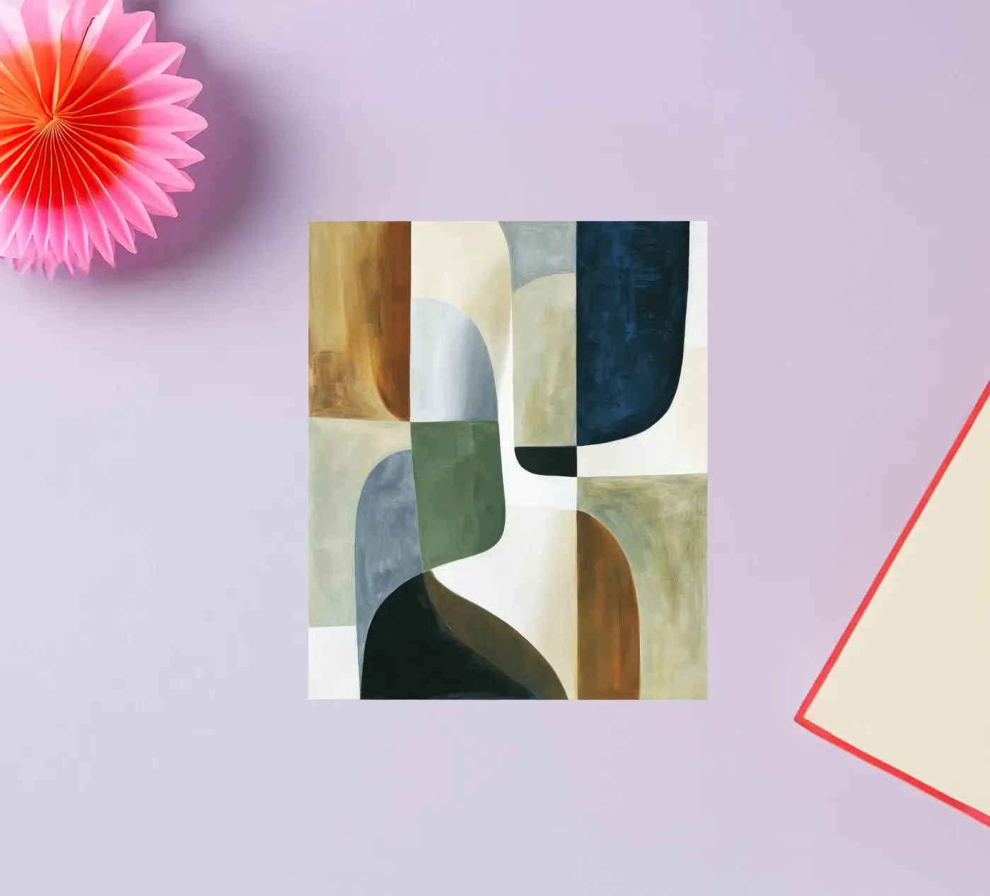 Abstract Composition sticker by Rustic Grace Studio 02