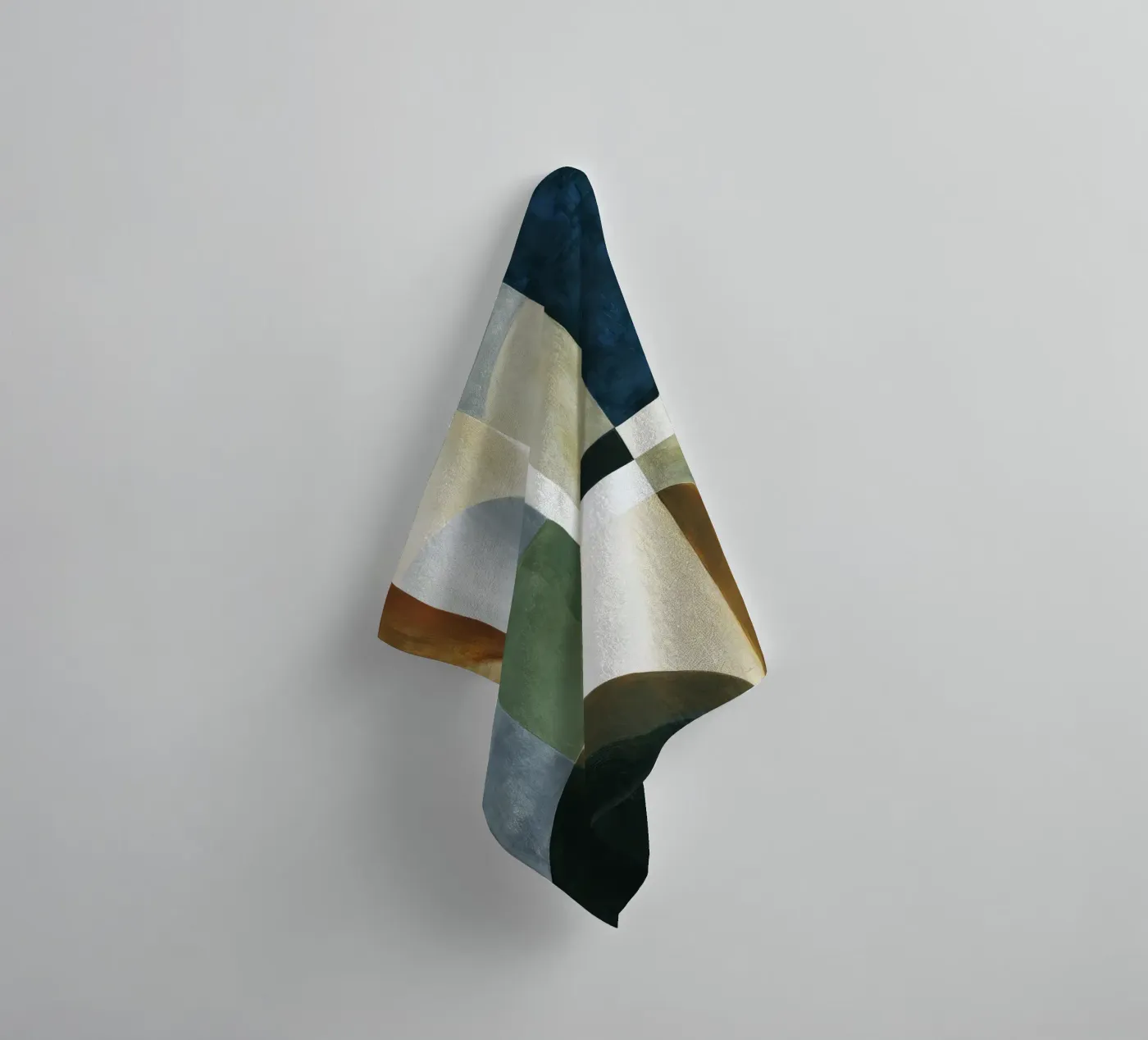 Abstracte compositie badhanddoek van Rustic Grace Studio 02