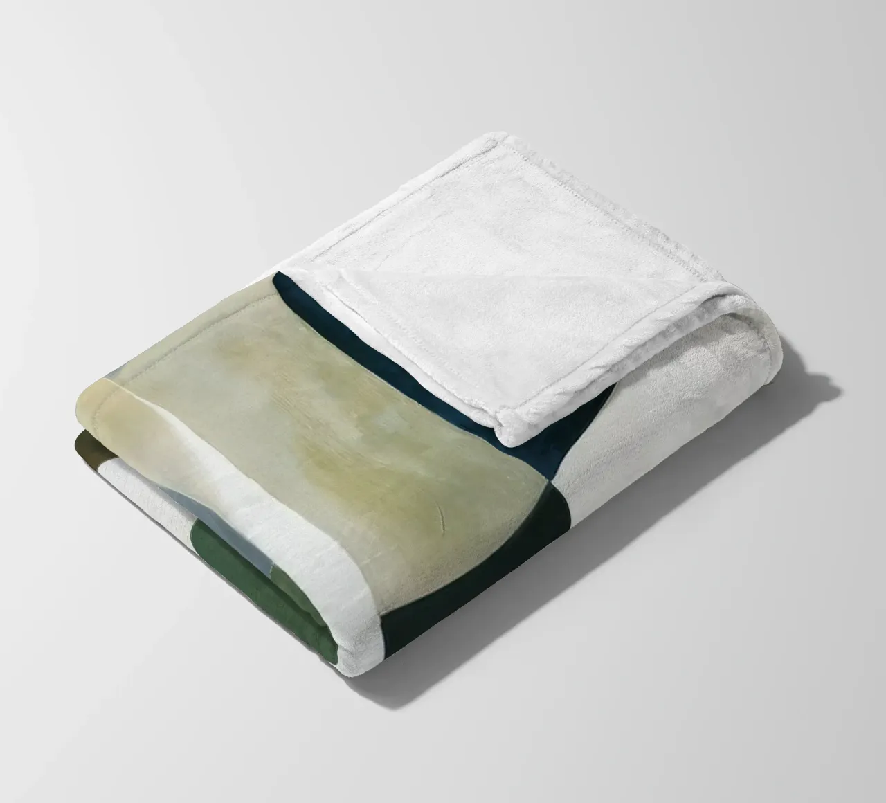 Abstrakte Komposition Fleecedecke von Rustic Grace Studio 02