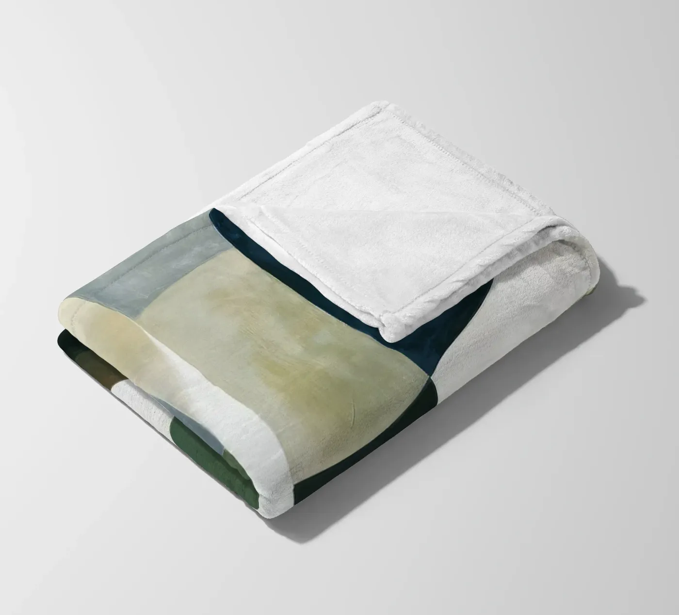 Abstrakte Komposition Fleecedecke von Rustic Grace Studio 02
