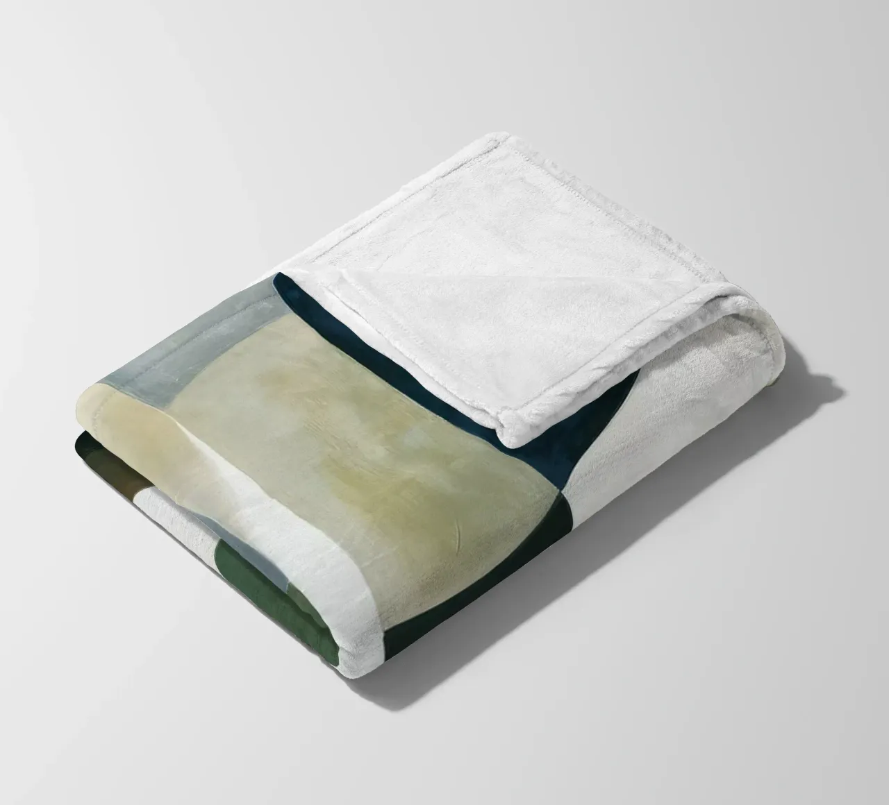 Abstrakte Komposition Fleecedecke von Rustic Grace Studio 02