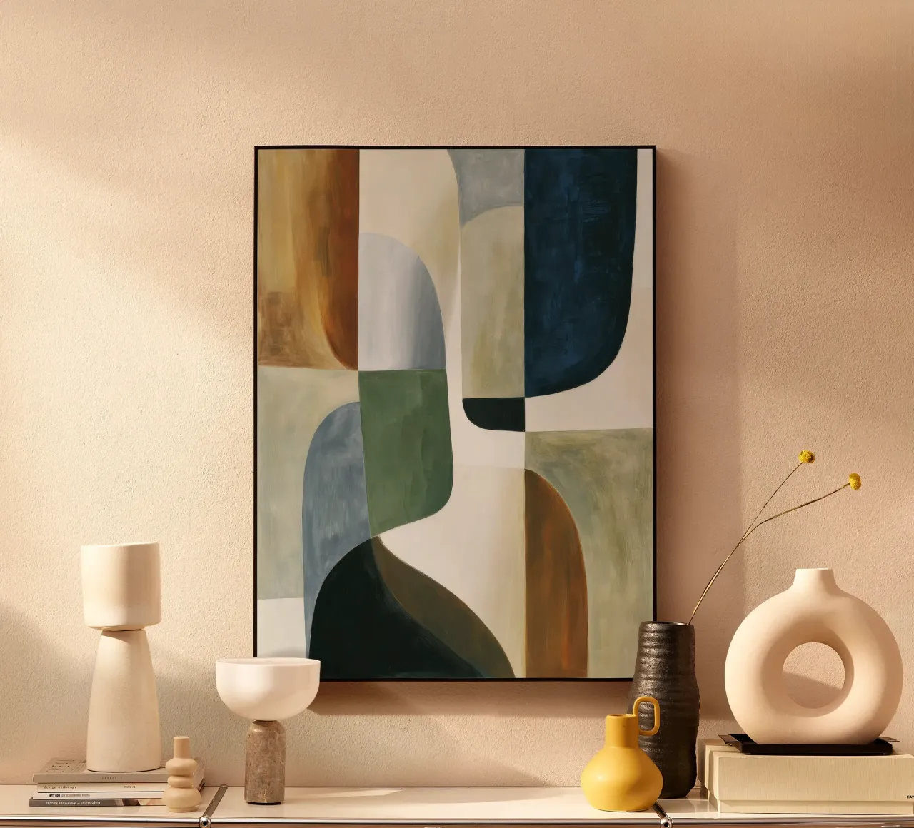 Composition abstraite plexiglas de Rustic Grace Studio 02