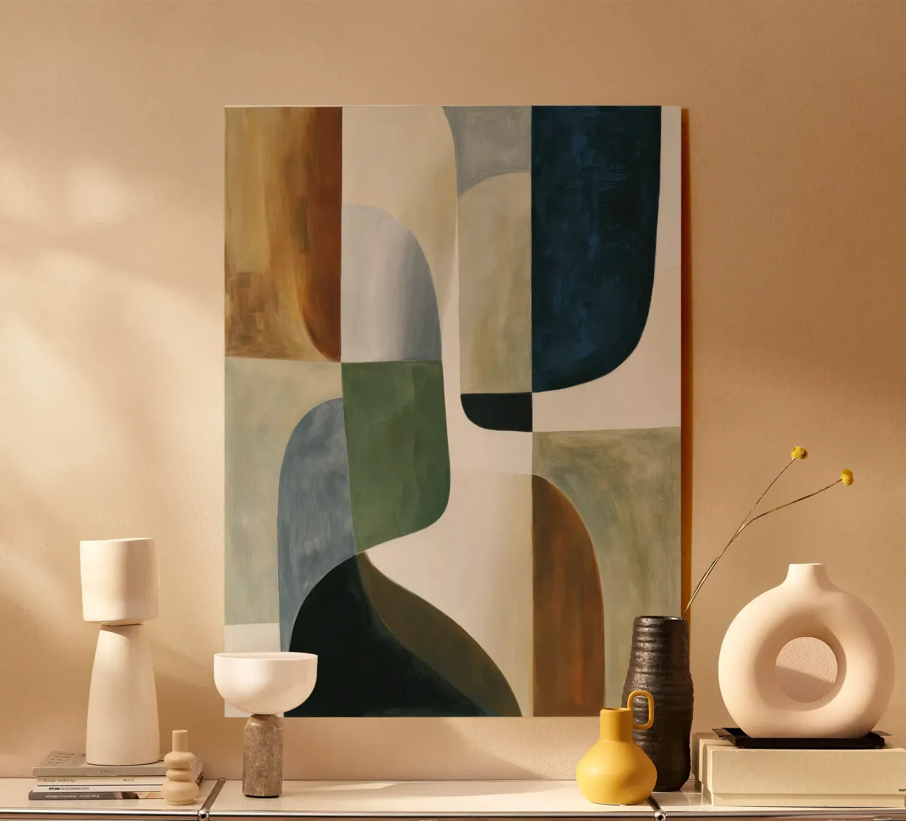 Composition abstraite plexiglas de Rustic Grace Studio 02