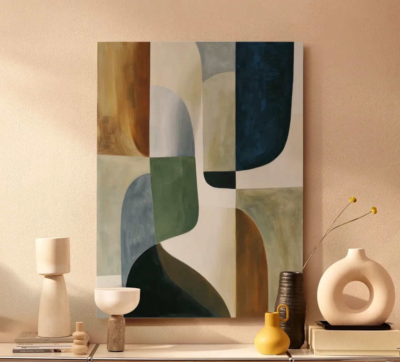 Composizione astratta pannello forex da Rustic Grace Studio 02