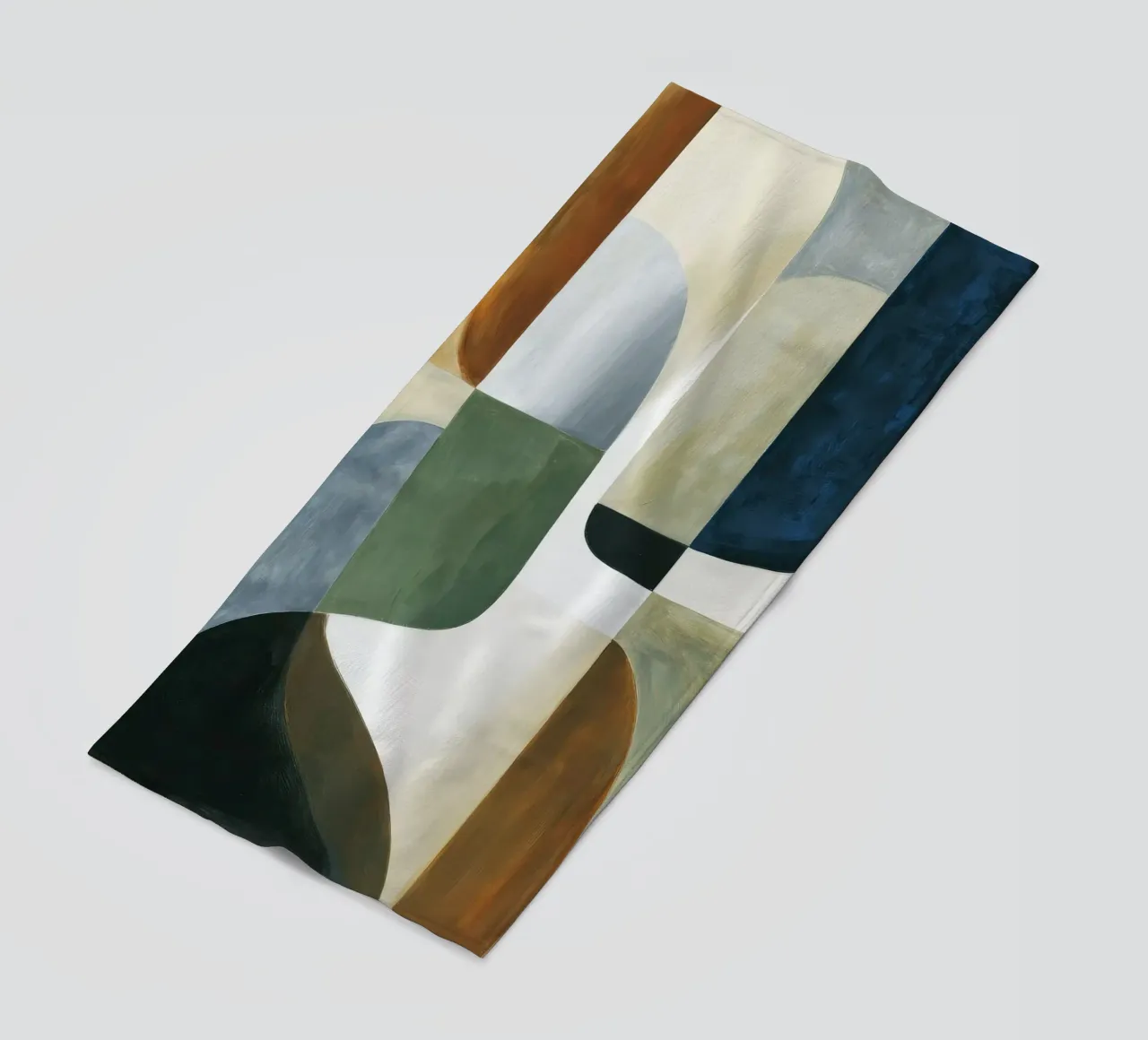 Composizione astratta telo mare da Rustic Grace Studio 02