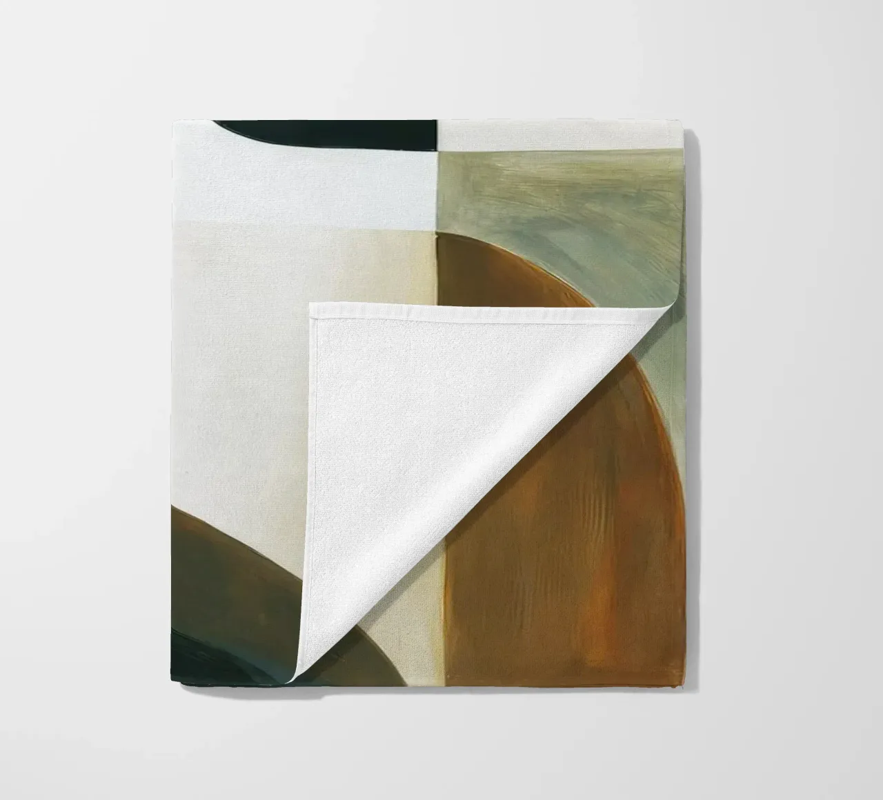 Composizione astratta telo mare da Rustic Grace Studio 02