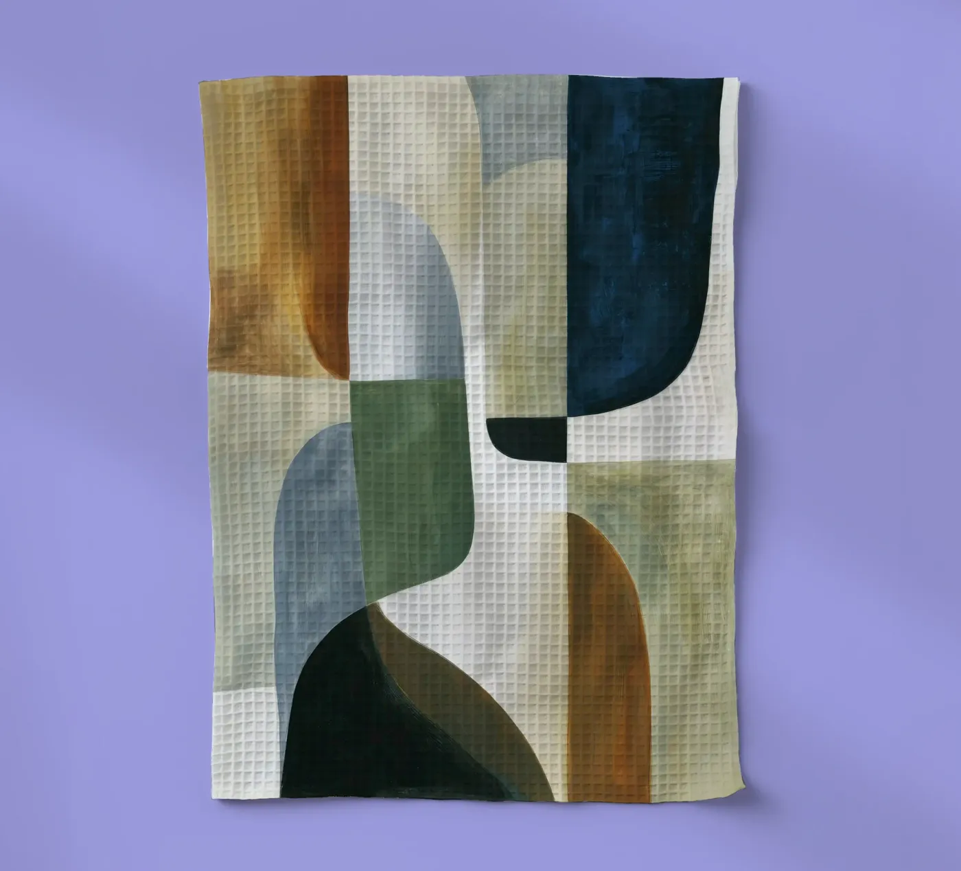Composition abstraite torchon de Rustic Grace Studio 02