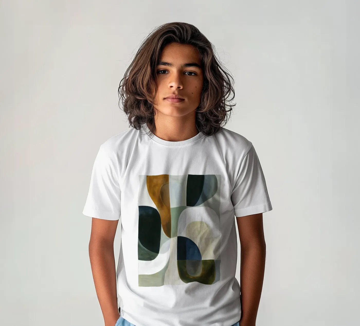 Abstract Composition kinder t-shirt van Rustic Grace Studio 02